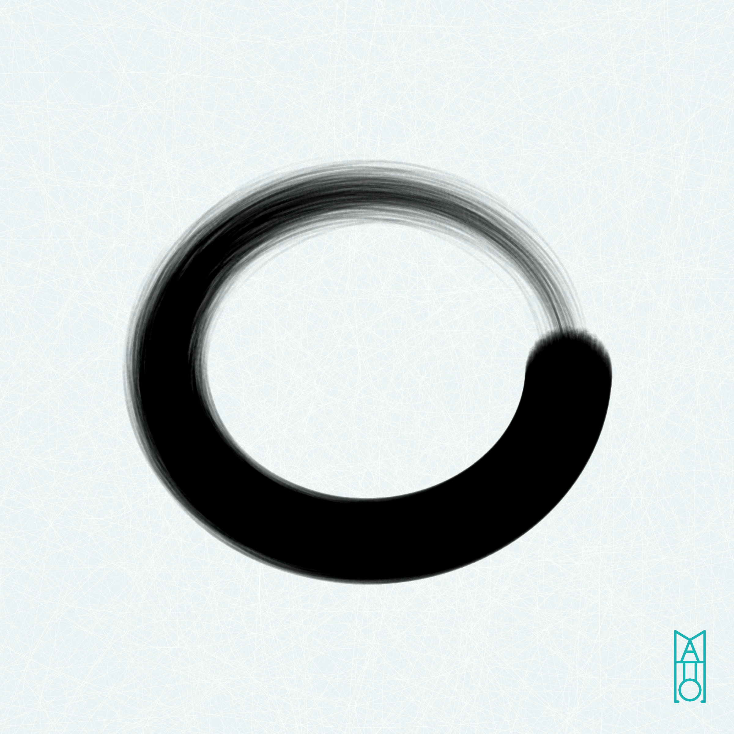 Art Blocks - Art Blocks v2 - Ensō #132 - NFT # 34000132