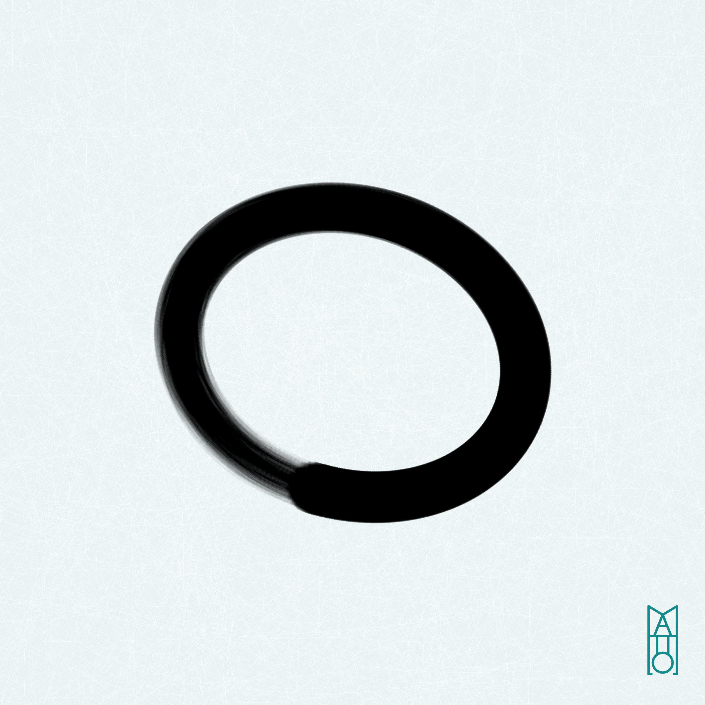 Art Blocks - Art Blocks v2 - Ensō #143 - NFT # 34000143