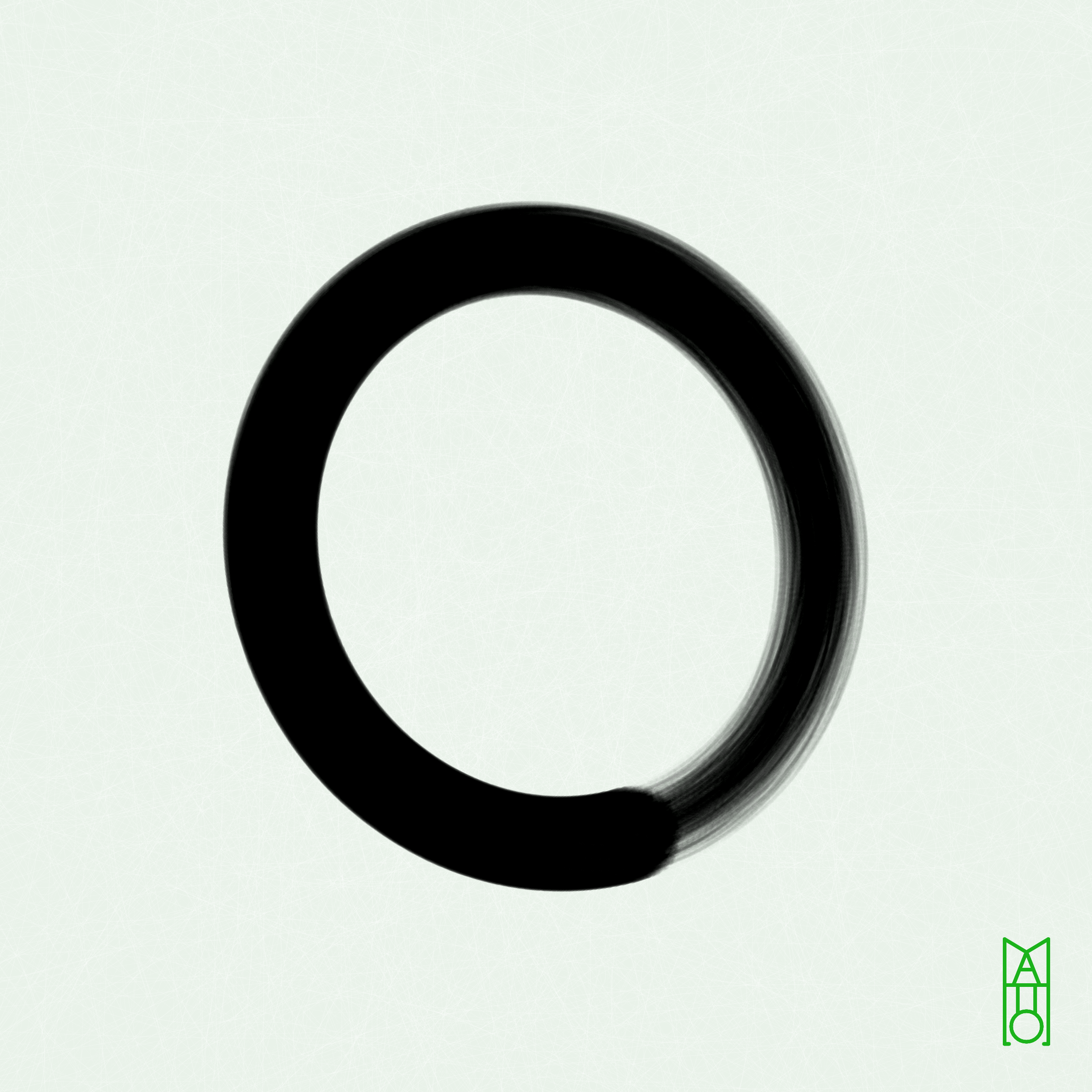 Art Blocks - Art Blocks v2 - Ensō #151 - NFT # 34000151