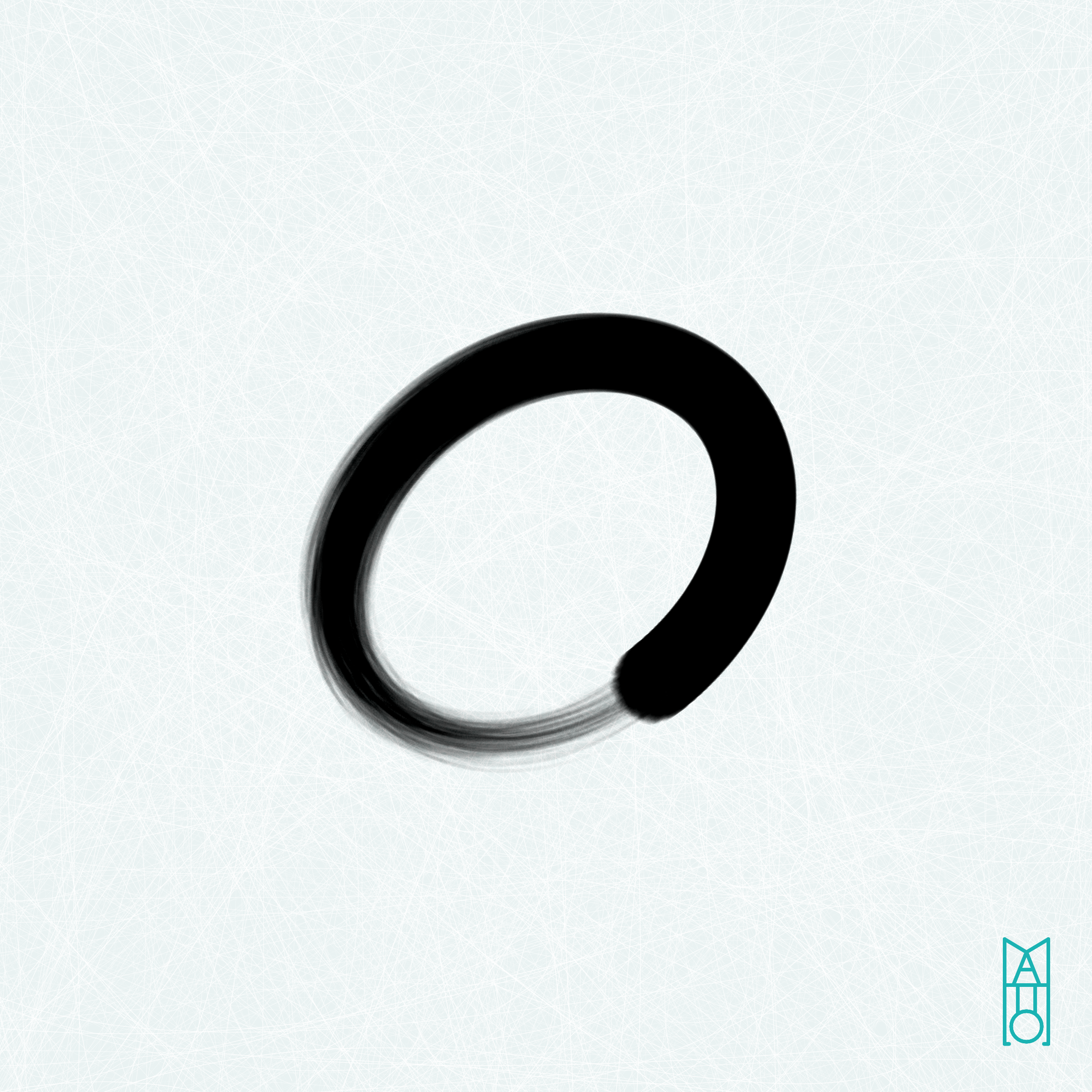 Art Blocks - Art Blocks v2 - Ensō #152 - NFT # 34000152