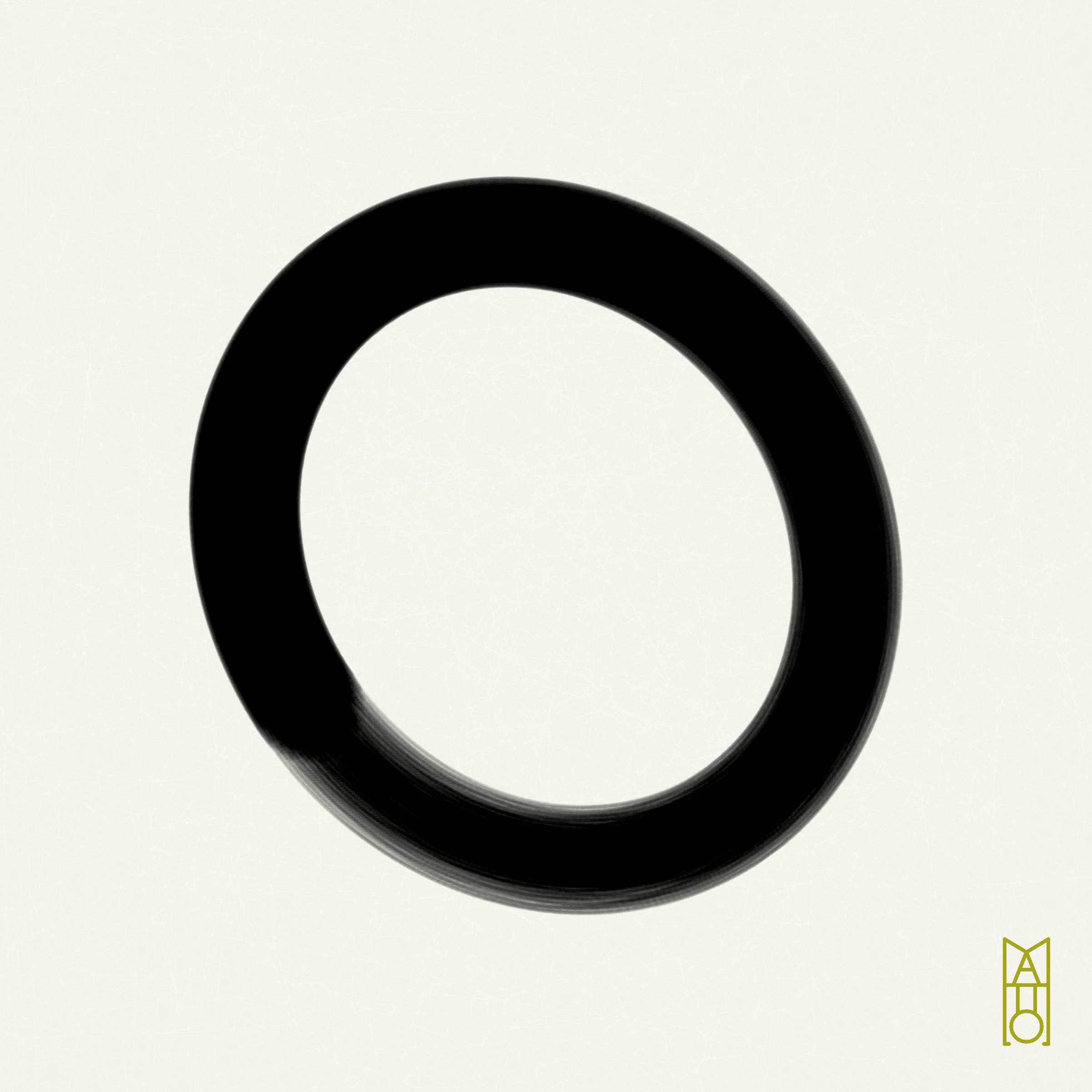 Art Blocks - Art Blocks v2 - Ensō #154 - NFT # 34000154