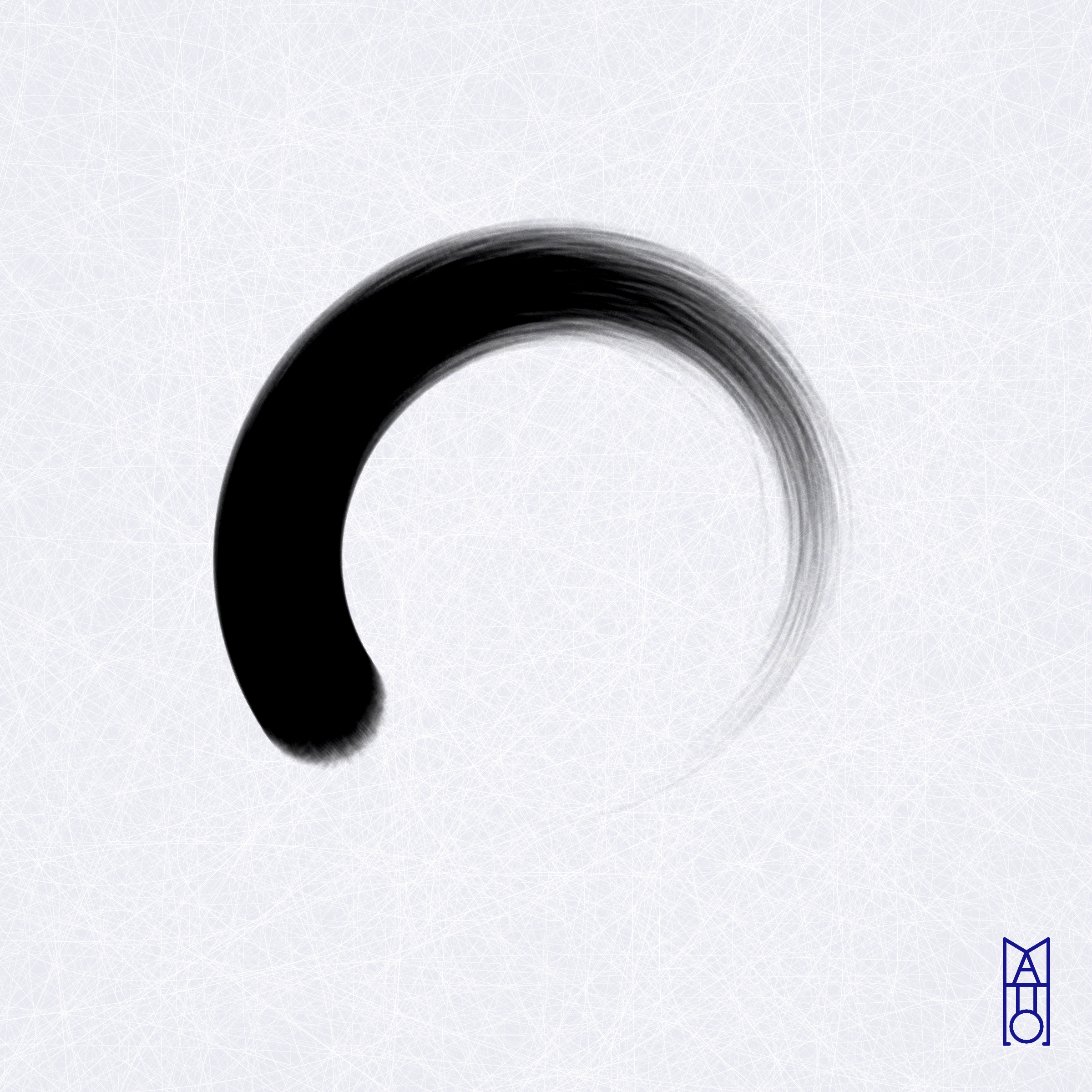 Art Blocks - Art Blocks v2 - Ensō #155 - NFT # 34000155