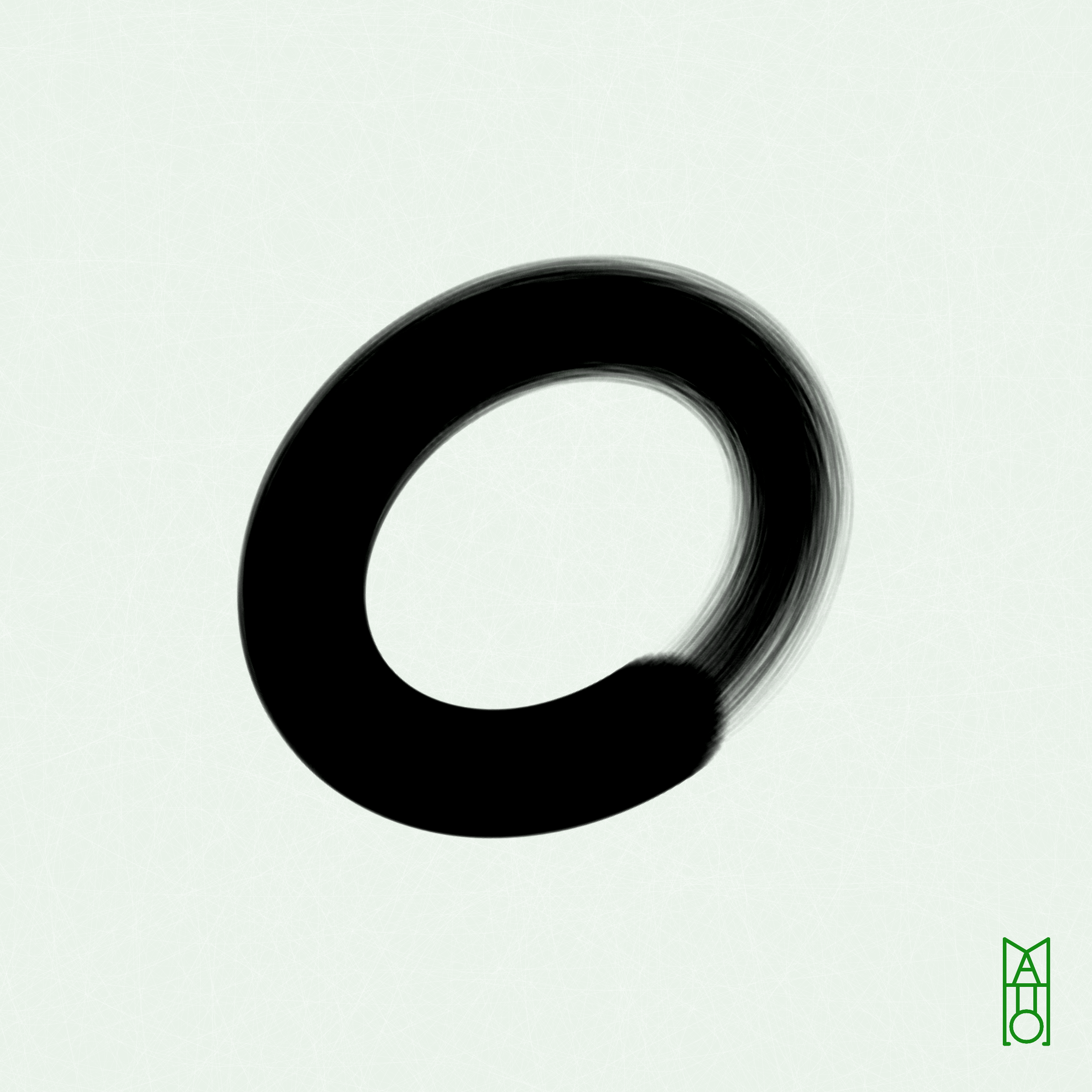 Art Blocks - Art Blocks v2 - Ensō #158 - NFT # 34000158