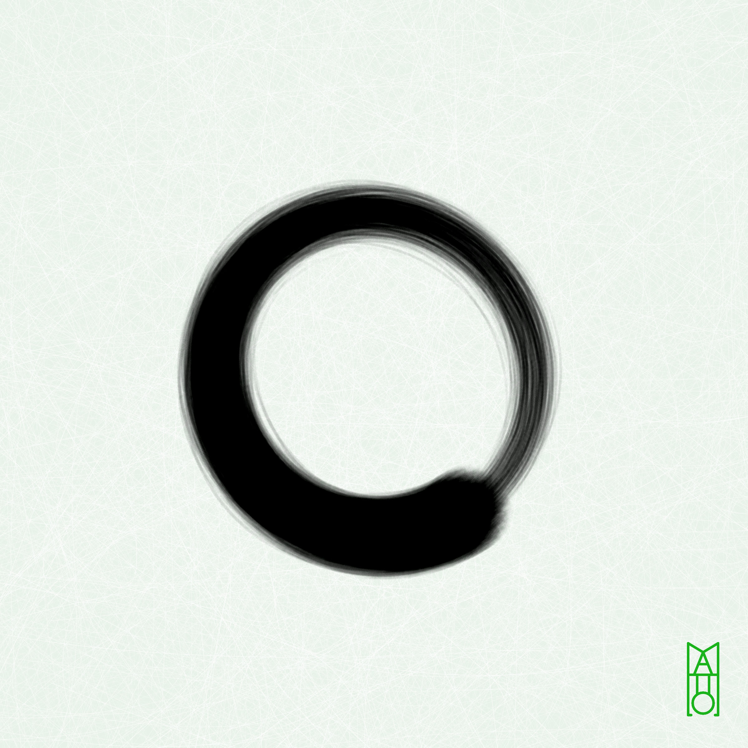 Art Blocks - Art Blocks v2 - Ensō #163 - NFT # 34000163