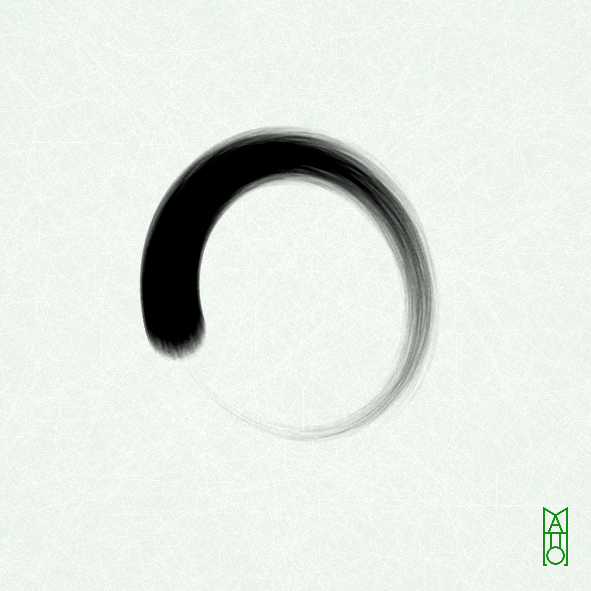 Art Blocks - Art Blocks v2 - Ensō #171 - NFT # 34000171