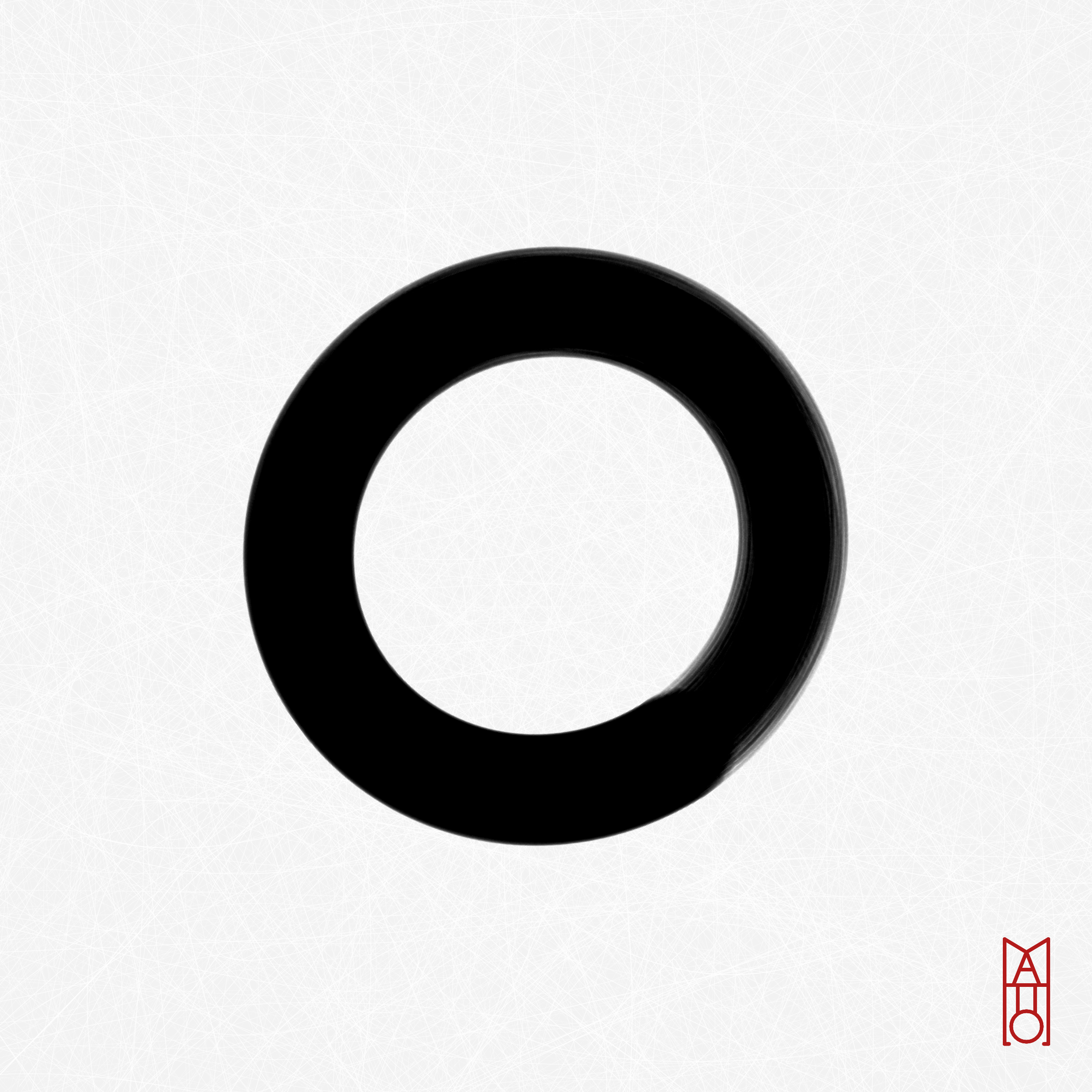 Art Blocks - Art Blocks v2 - Ensō #172 - NFT # 34000172