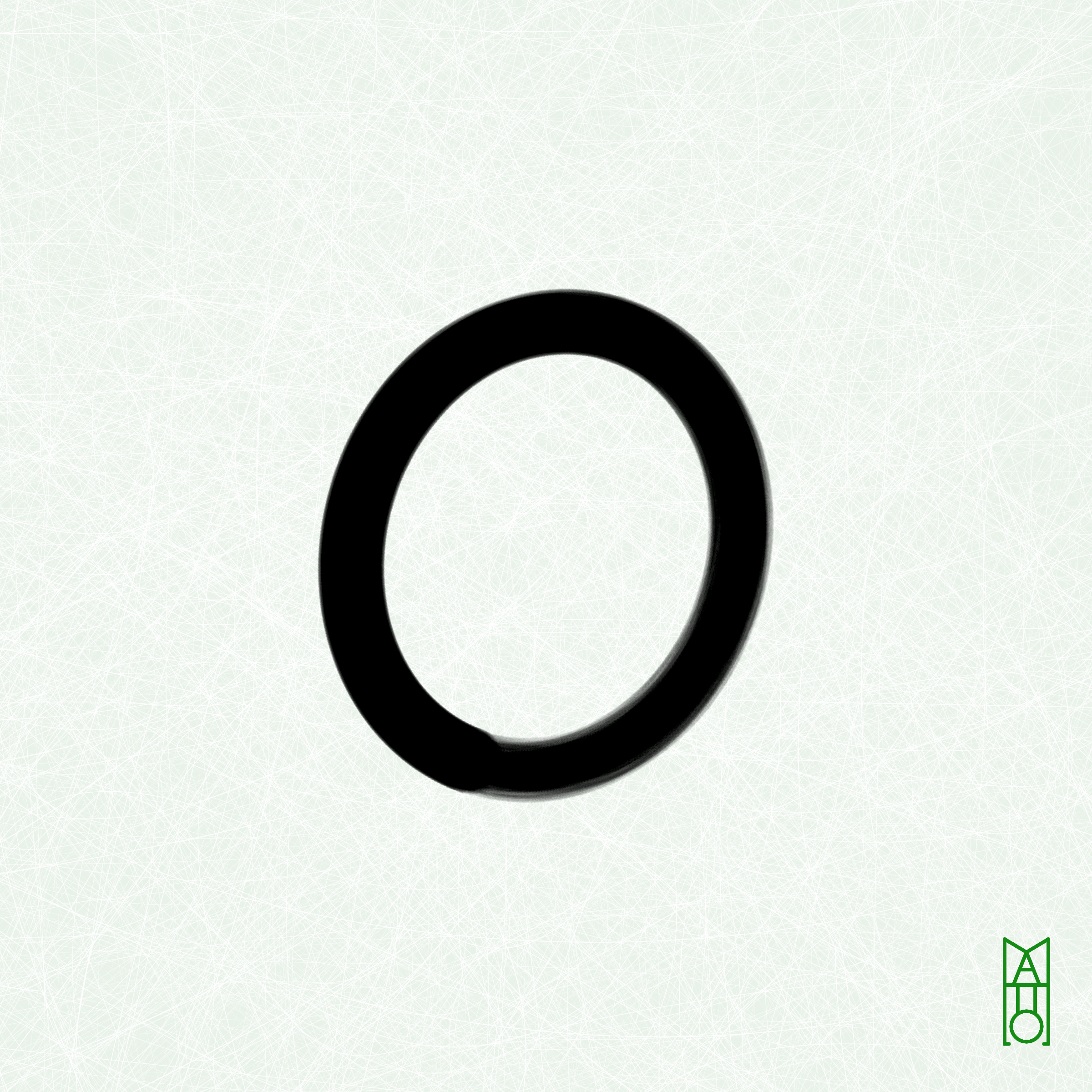 Art Blocks - Art Blocks v2 - Ensō #173 - NFT # 34000173