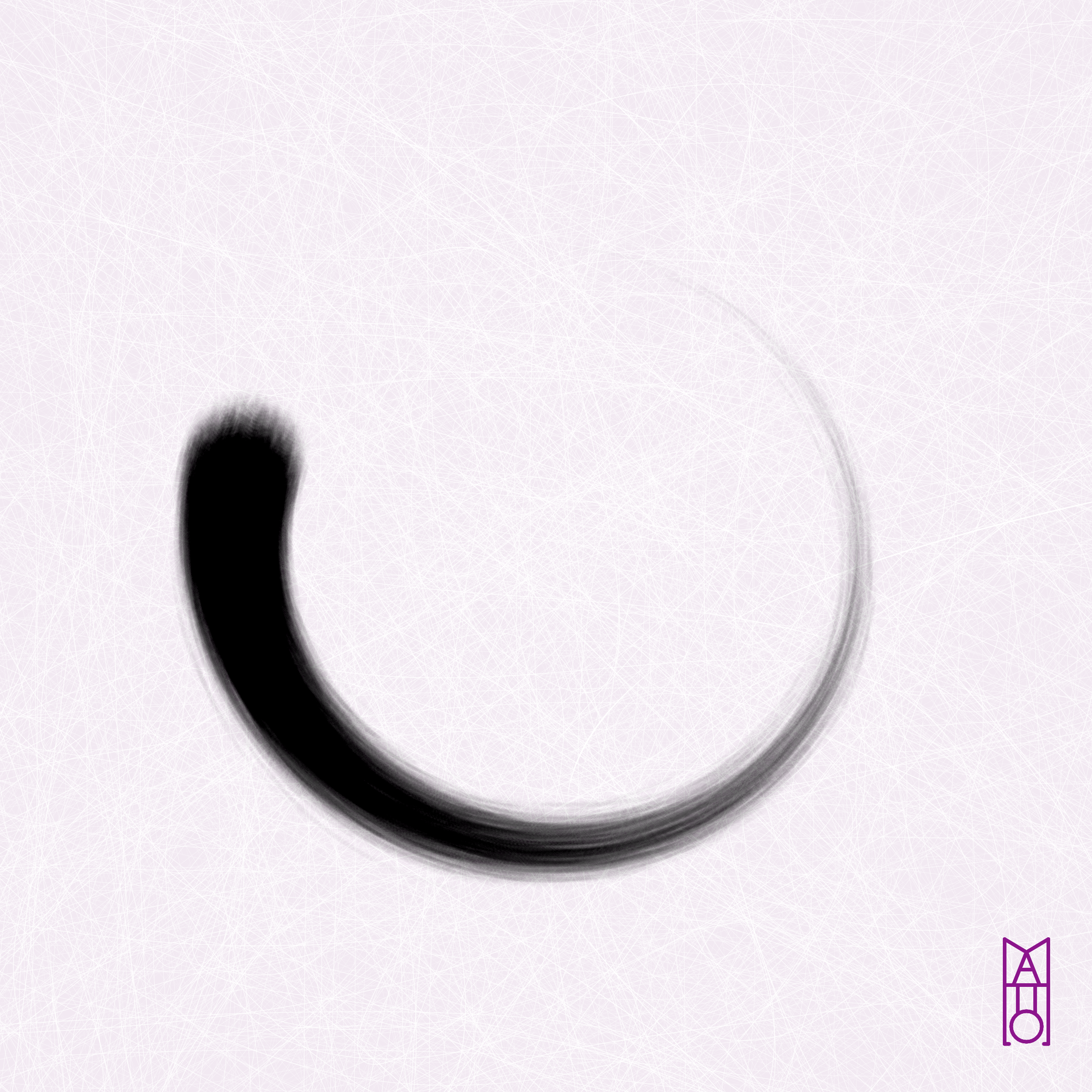 Art Blocks - Art Blocks v2 - Ensō #183 - NFT # 34000183