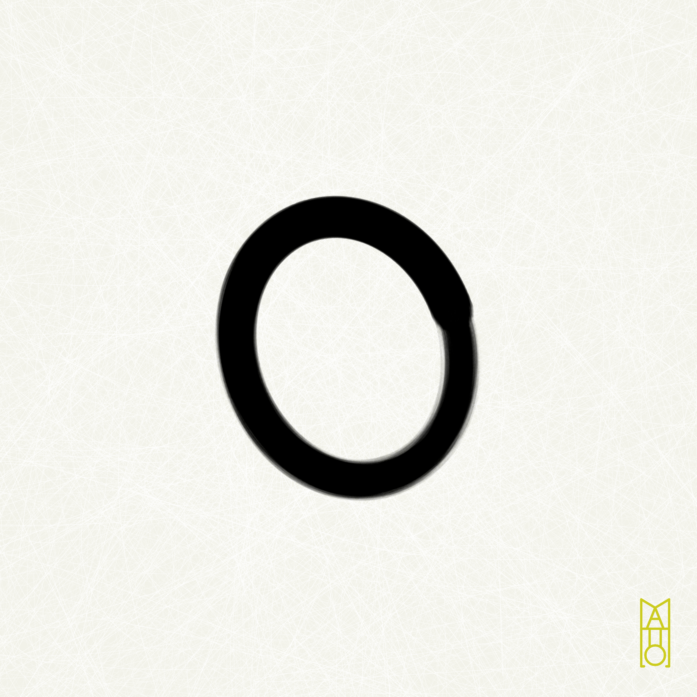 Art Blocks - Art Blocks v2 - Ensō #185 - NFT # 34000185