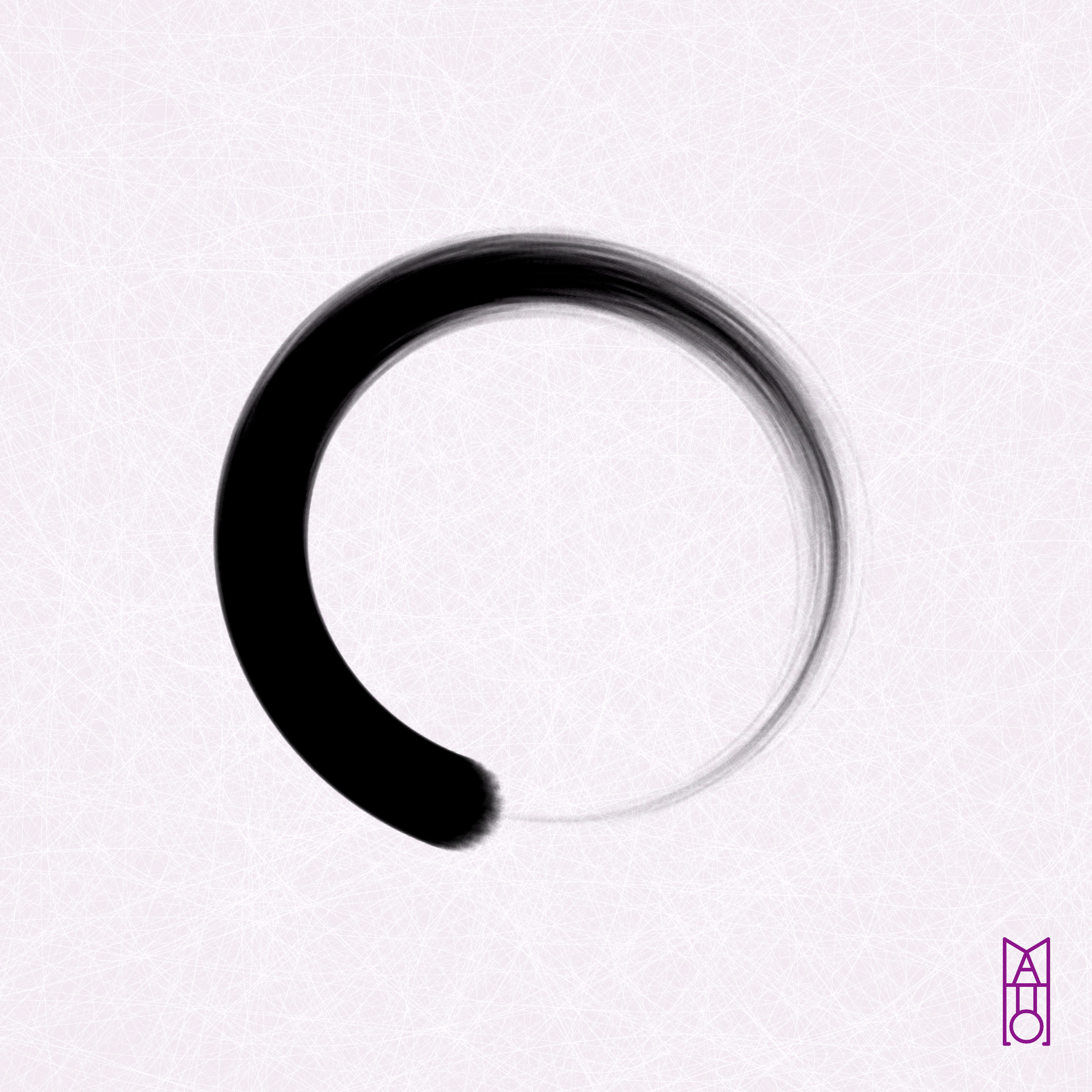 Art Blocks - Art Blocks v2 - Ensō #186 - NFT # 34000186