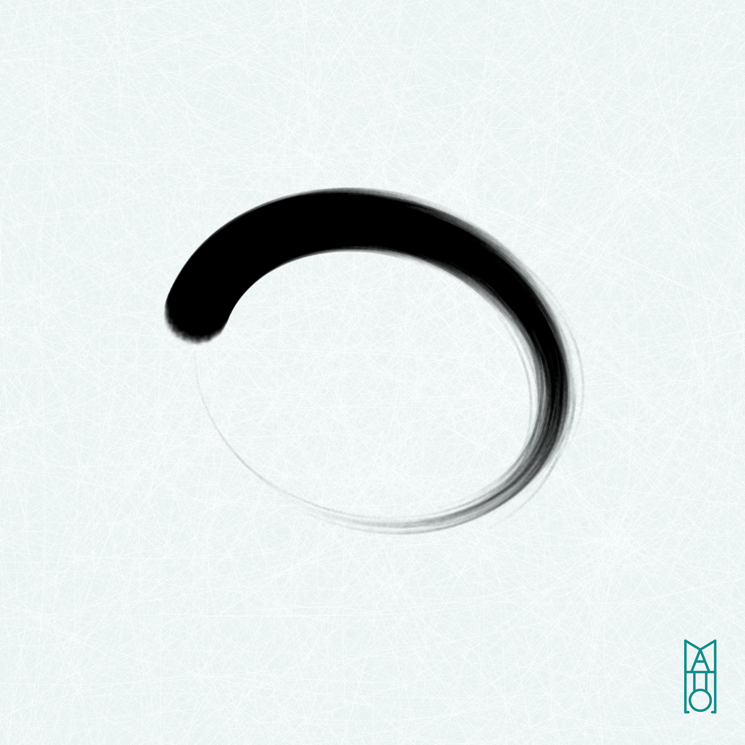 Art Blocks - Art Blocks v2 - Ensō #187 - NFT # 34000187