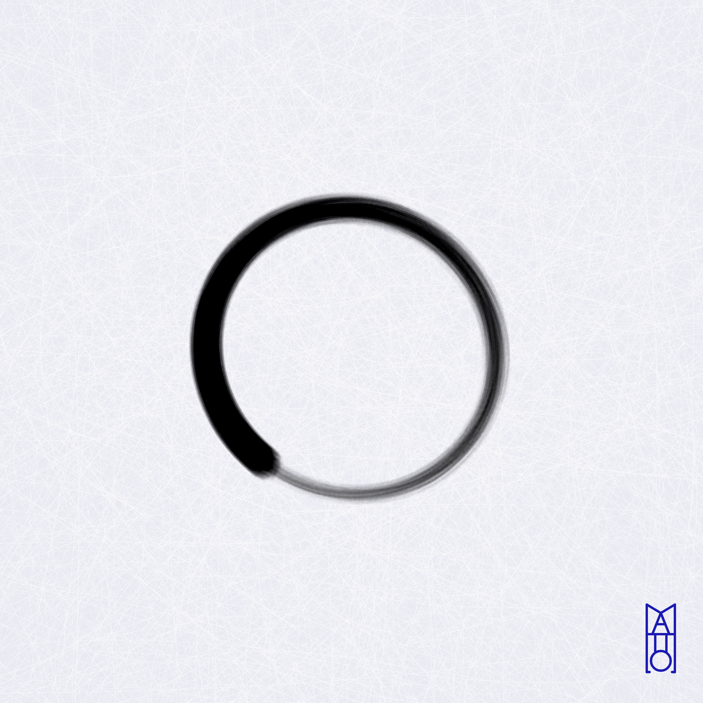 Art Blocks - Art Blocks v2 - Ensō #195 - NFT # 34000195