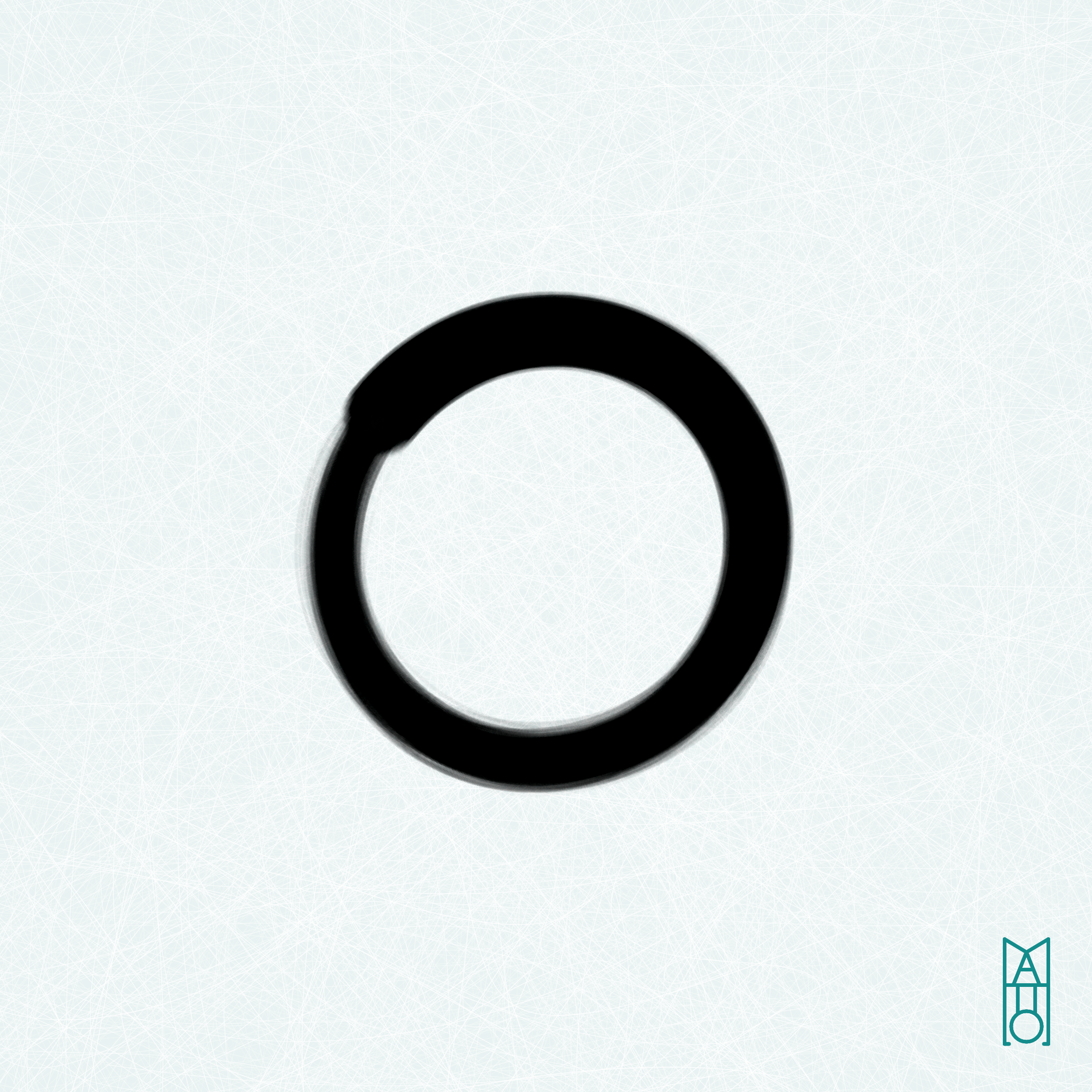 Art Blocks - Art Blocks v2 - Ensō #201 - NFT # 34000201