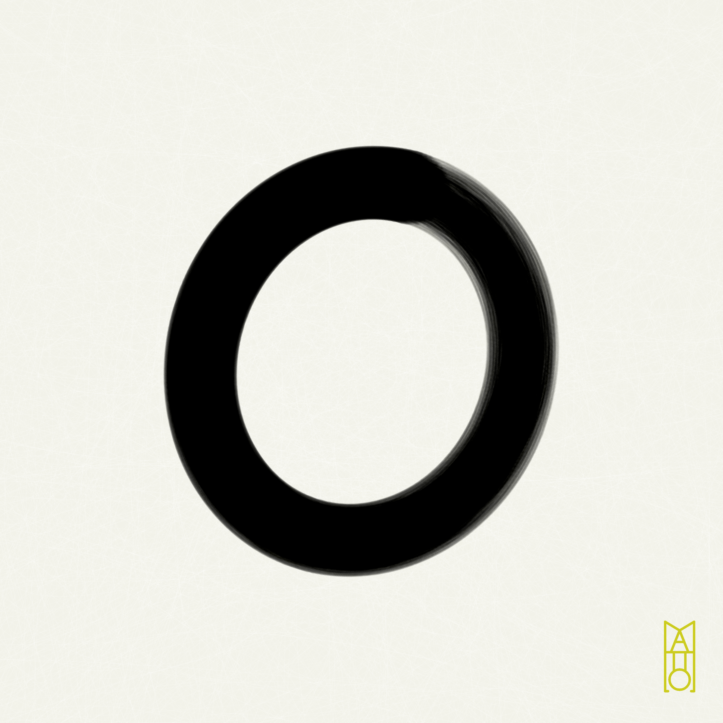 Art Blocks - Art Blocks v2 - Ensō #205 - NFT # 34000205