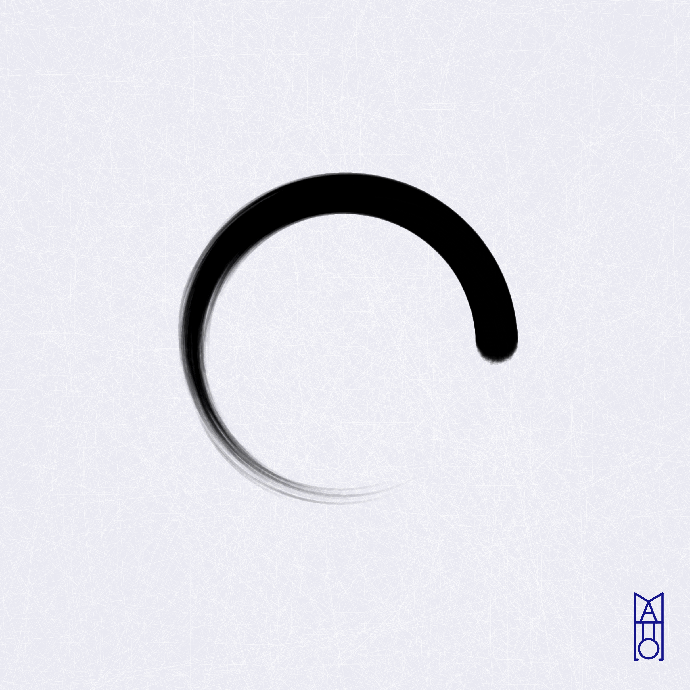 Art Blocks - Art Blocks v2 - Ensō #206 - NFT # 34000206