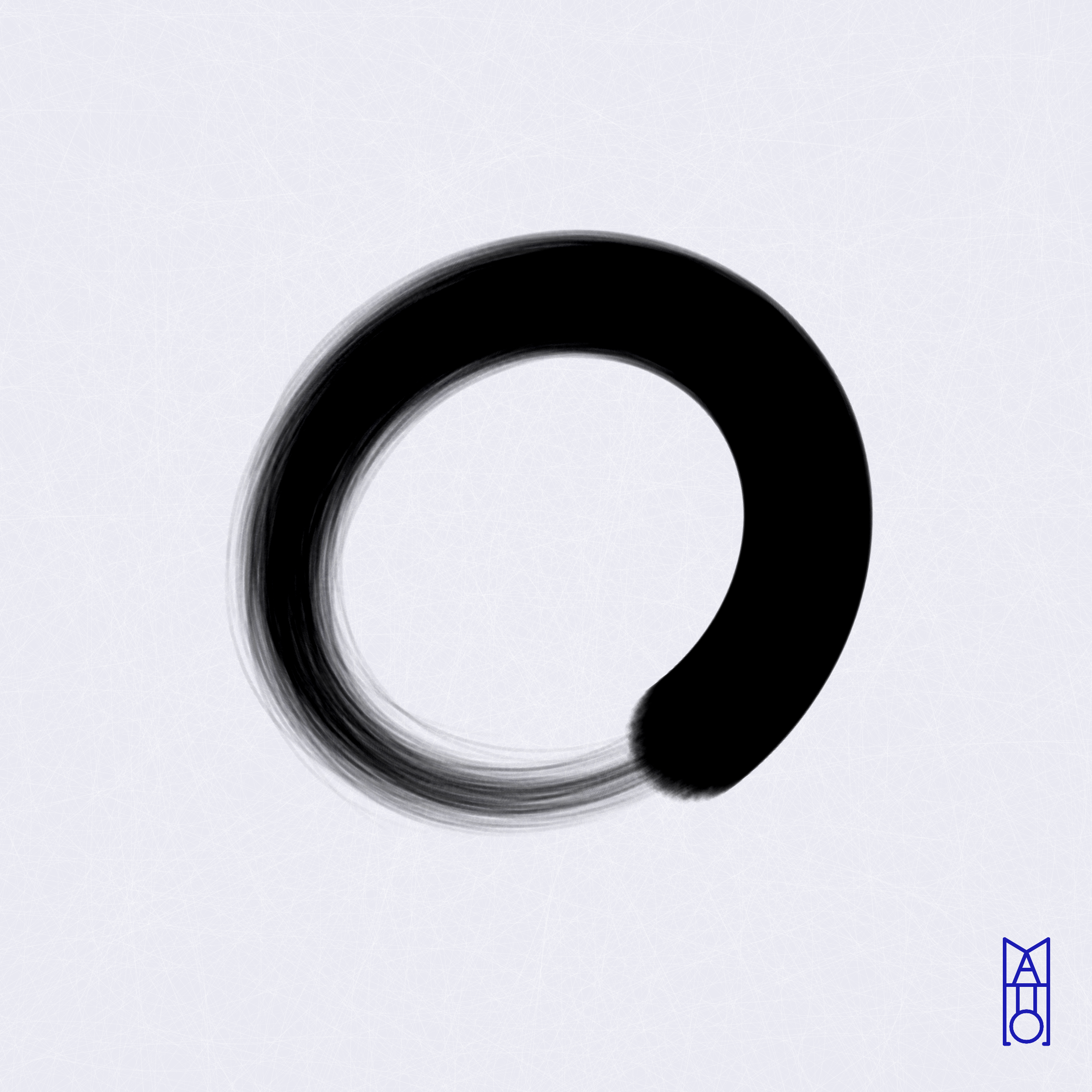 Art Blocks - Art Blocks v2 - Ensō #207 - NFT # 34000207