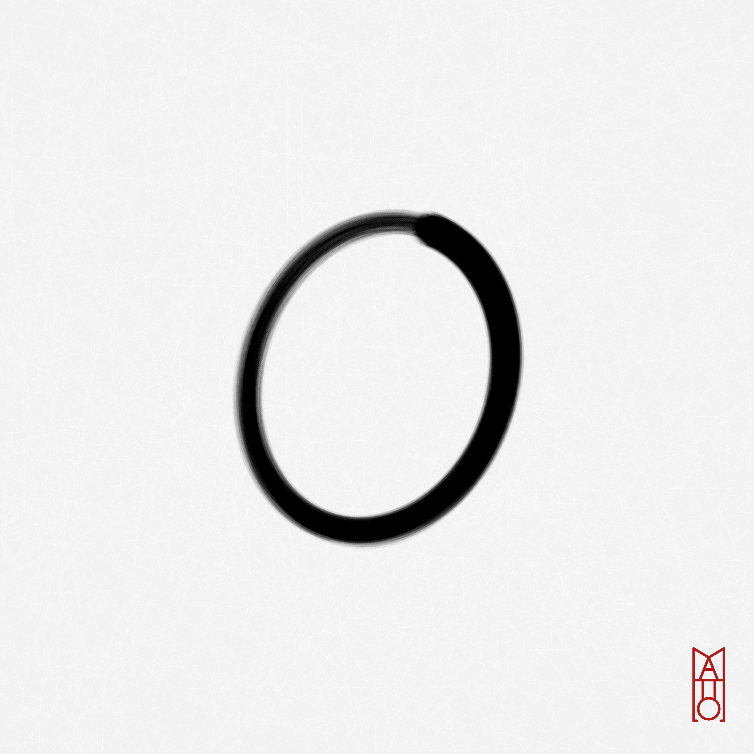 Art Blocks - Art Blocks v2 - Ensō #210 - NFT # 34000210