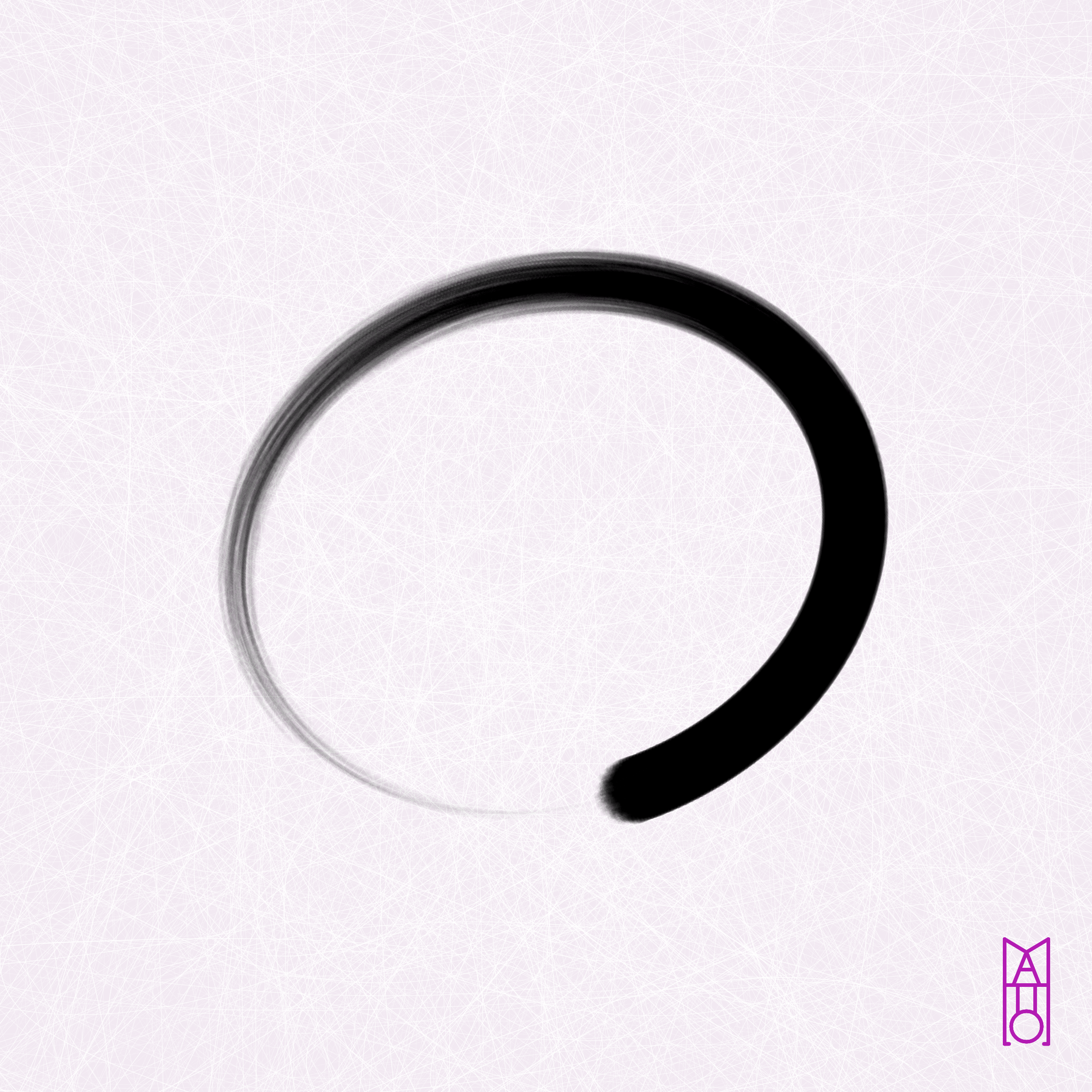 Art Blocks - Art Blocks v2 - Ensō #216 - NFT # 34000216