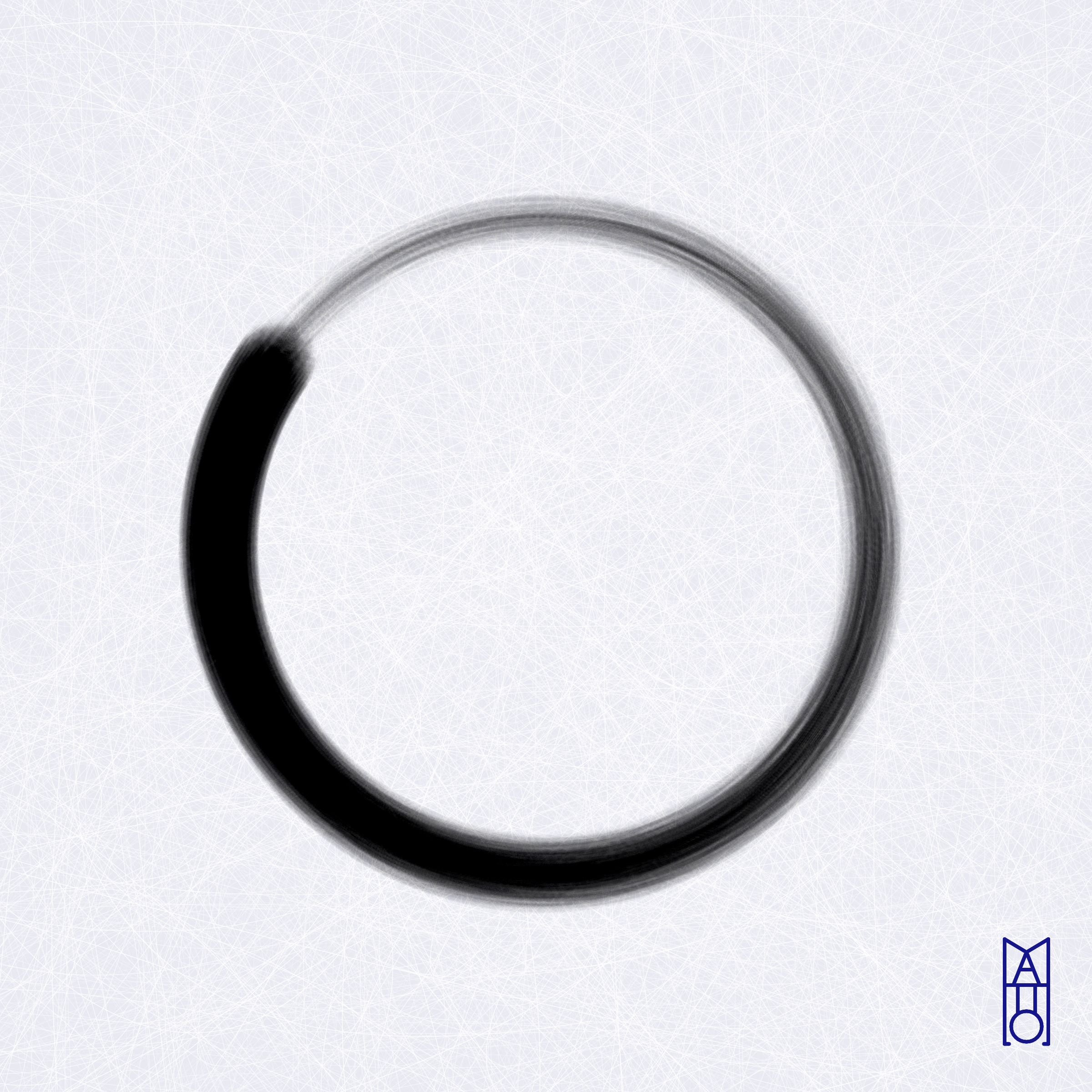 Art Blocks - Art Blocks v2 - Ensō #218 - NFT # 34000218