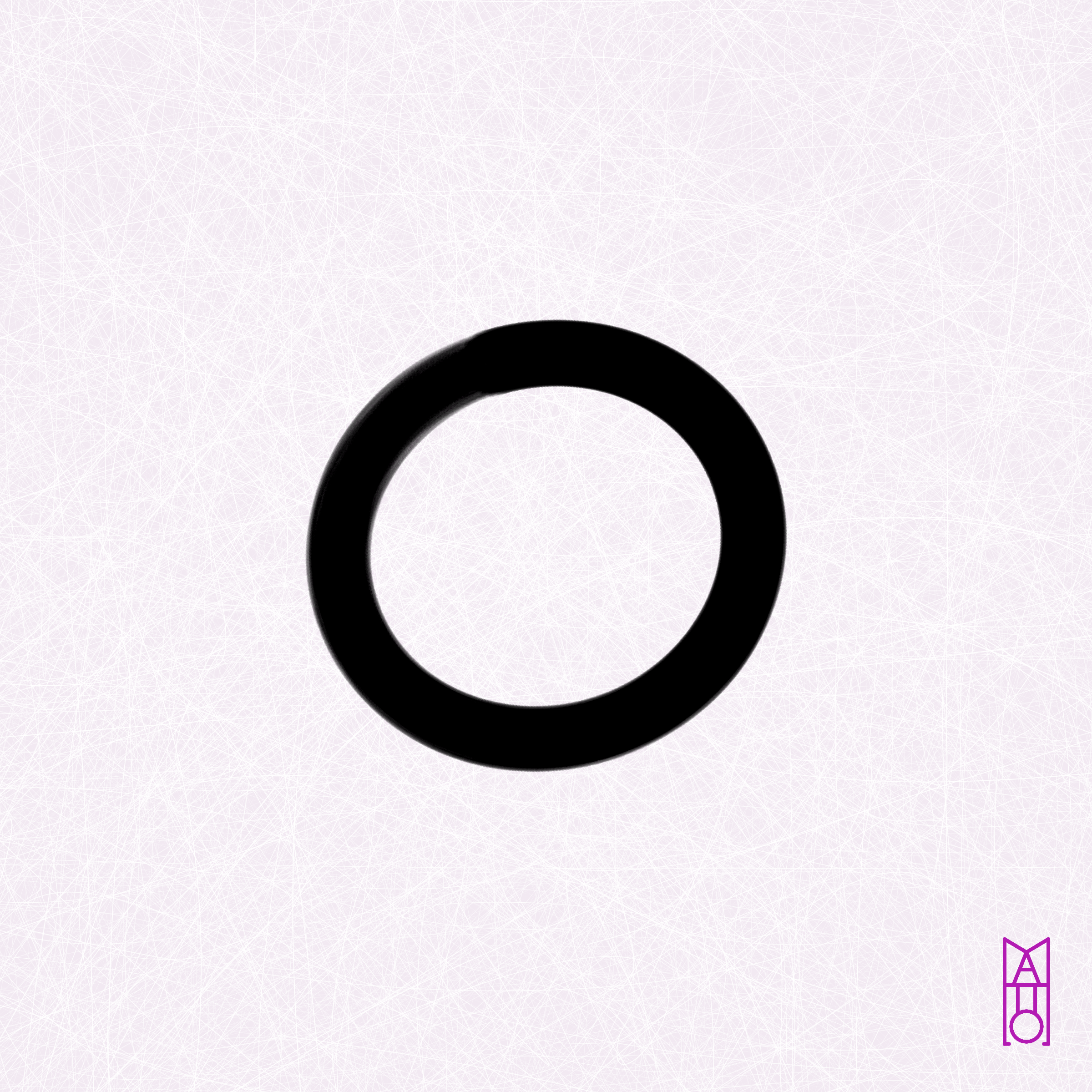 Art Blocks - Art Blocks v2 - Ensō #222 - NFT # 34000222