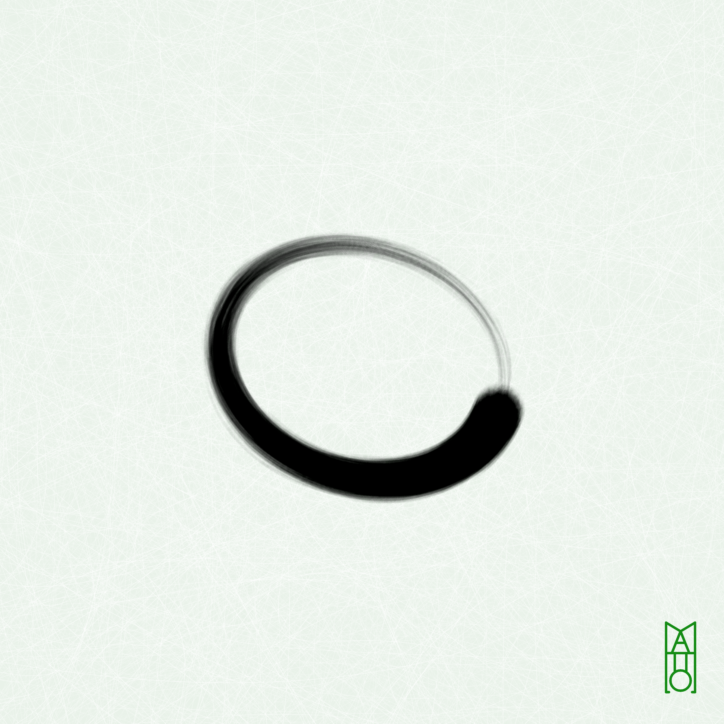 Art Blocks - Art Blocks v2 - Ensō #225 - NFT # 34000225