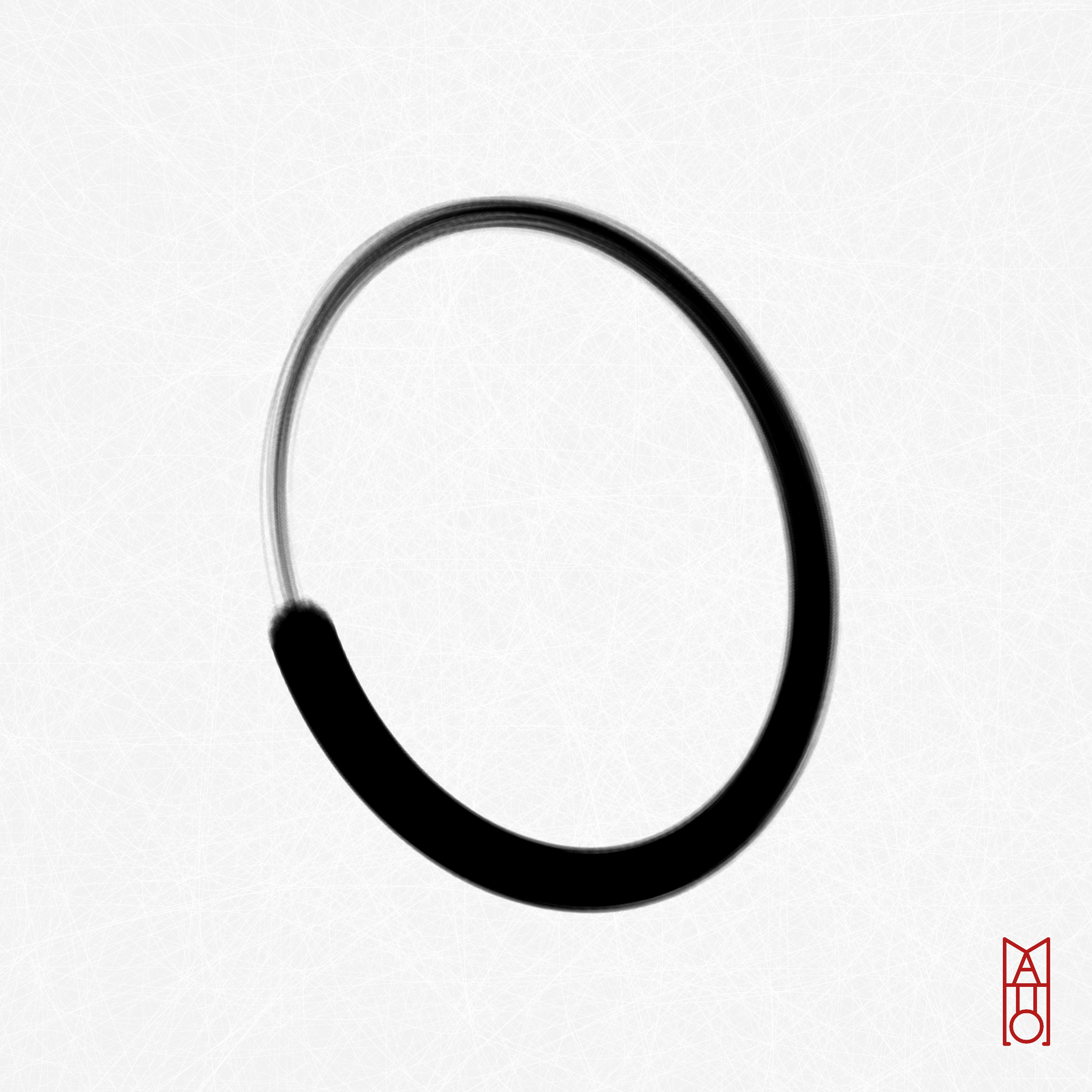 Art Blocks - Art Blocks v2 - Ensō #230 - NFT # 34000230