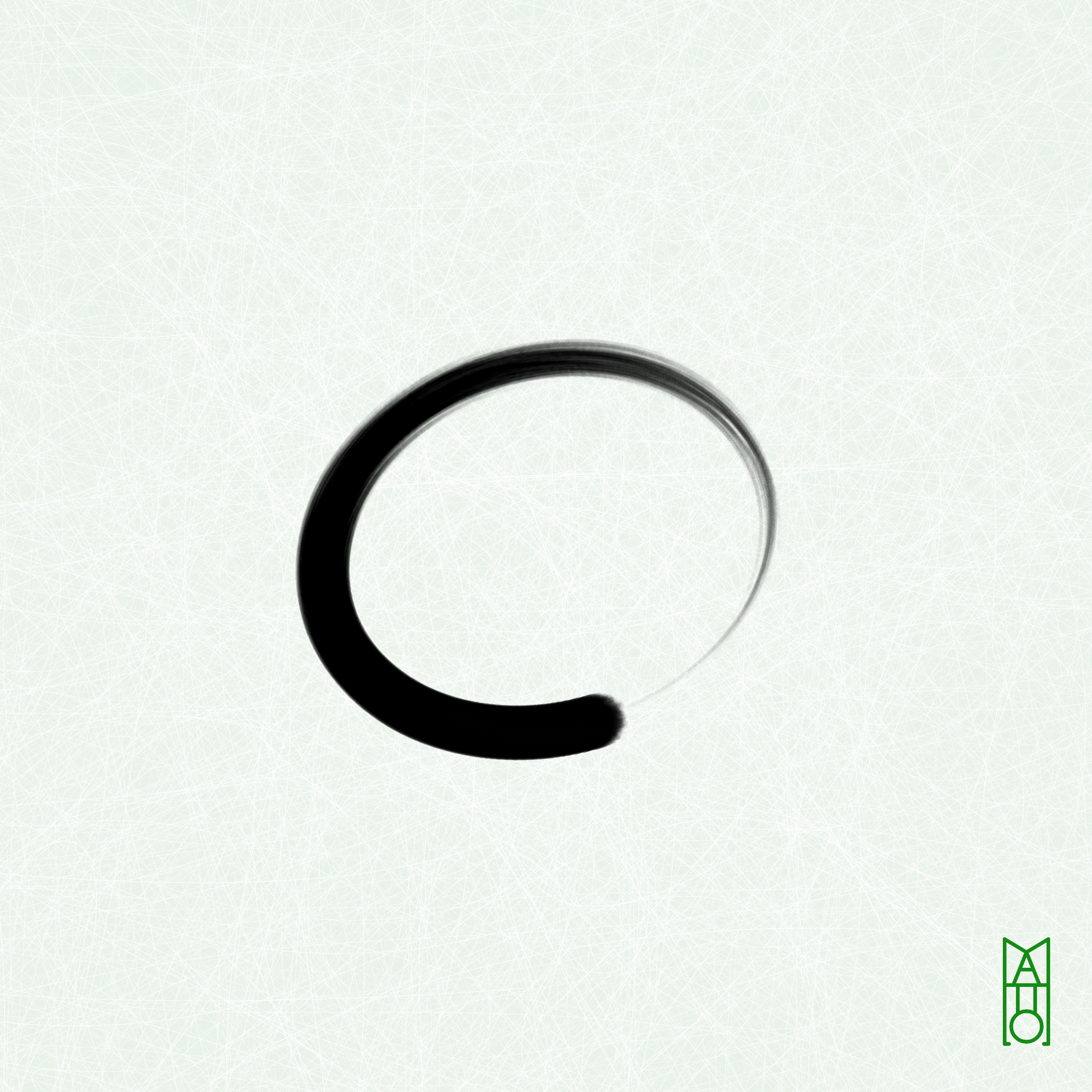 Art Blocks - Art Blocks v2 - Ensō #232 - NFT # 34000232