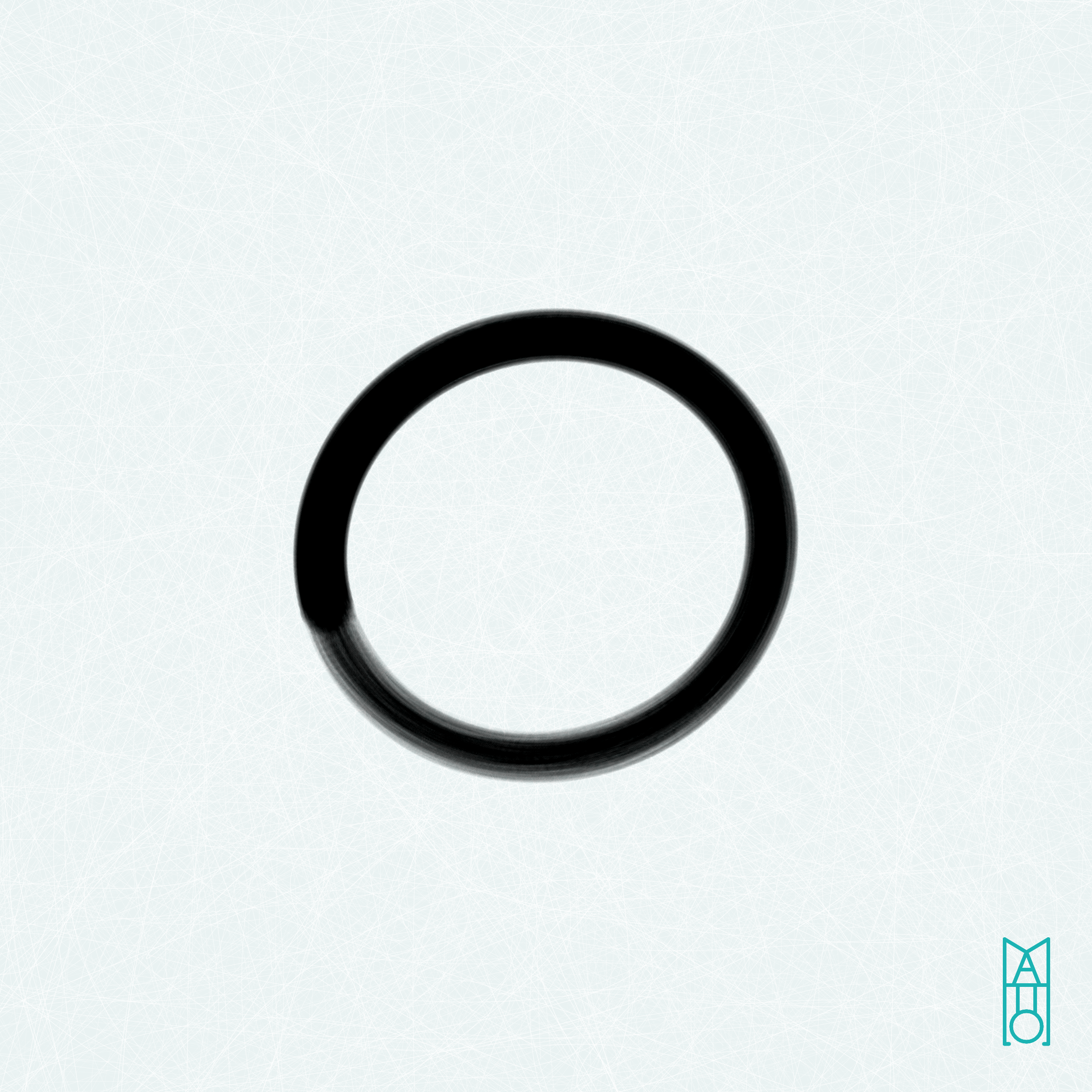 Art Blocks - Art Blocks v2 - Ensō #245 - NFT # 34000245