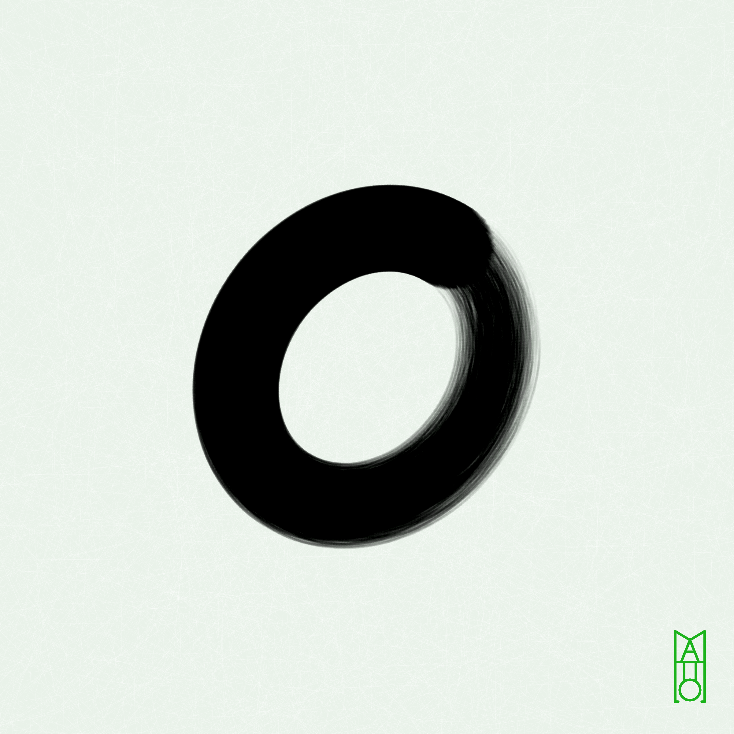 Art Blocks - Art Blocks v2 - Ensō #253 - NFT # 34000253