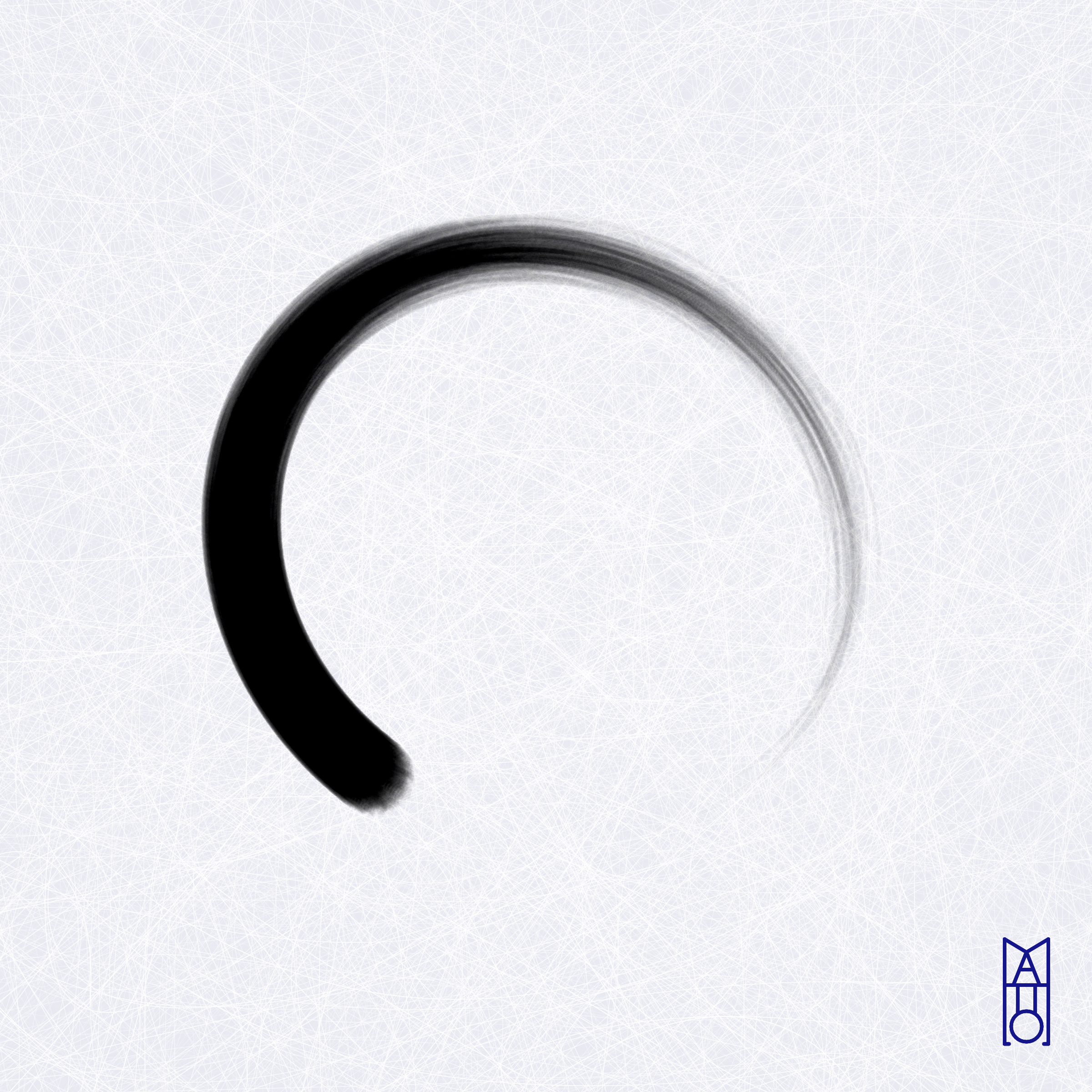 Art Blocks - Art Blocks v2 - Ensō #255 - NFT # 34000255