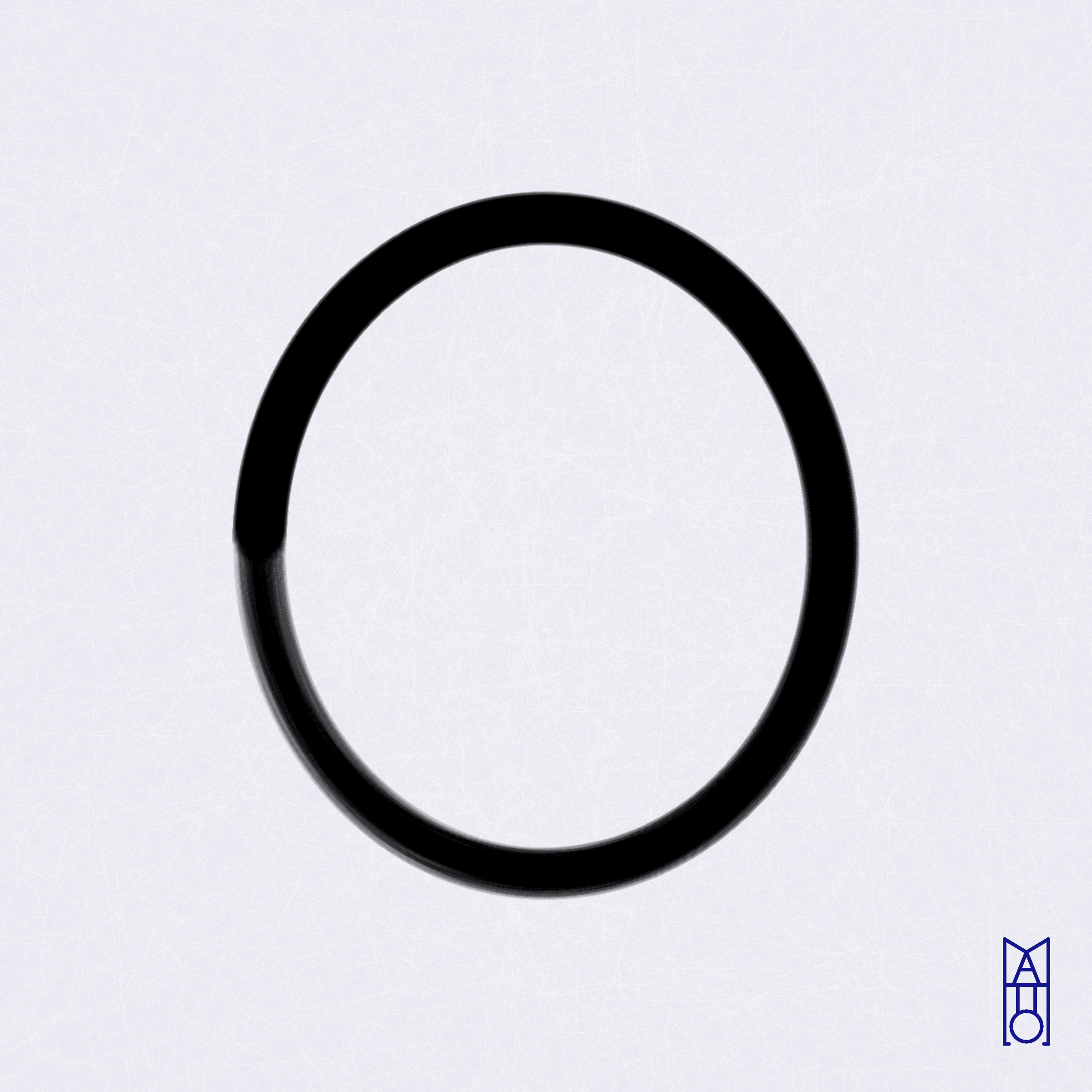 Art Blocks - Art Blocks v2 - Ensō #267 - NFT # 34000267