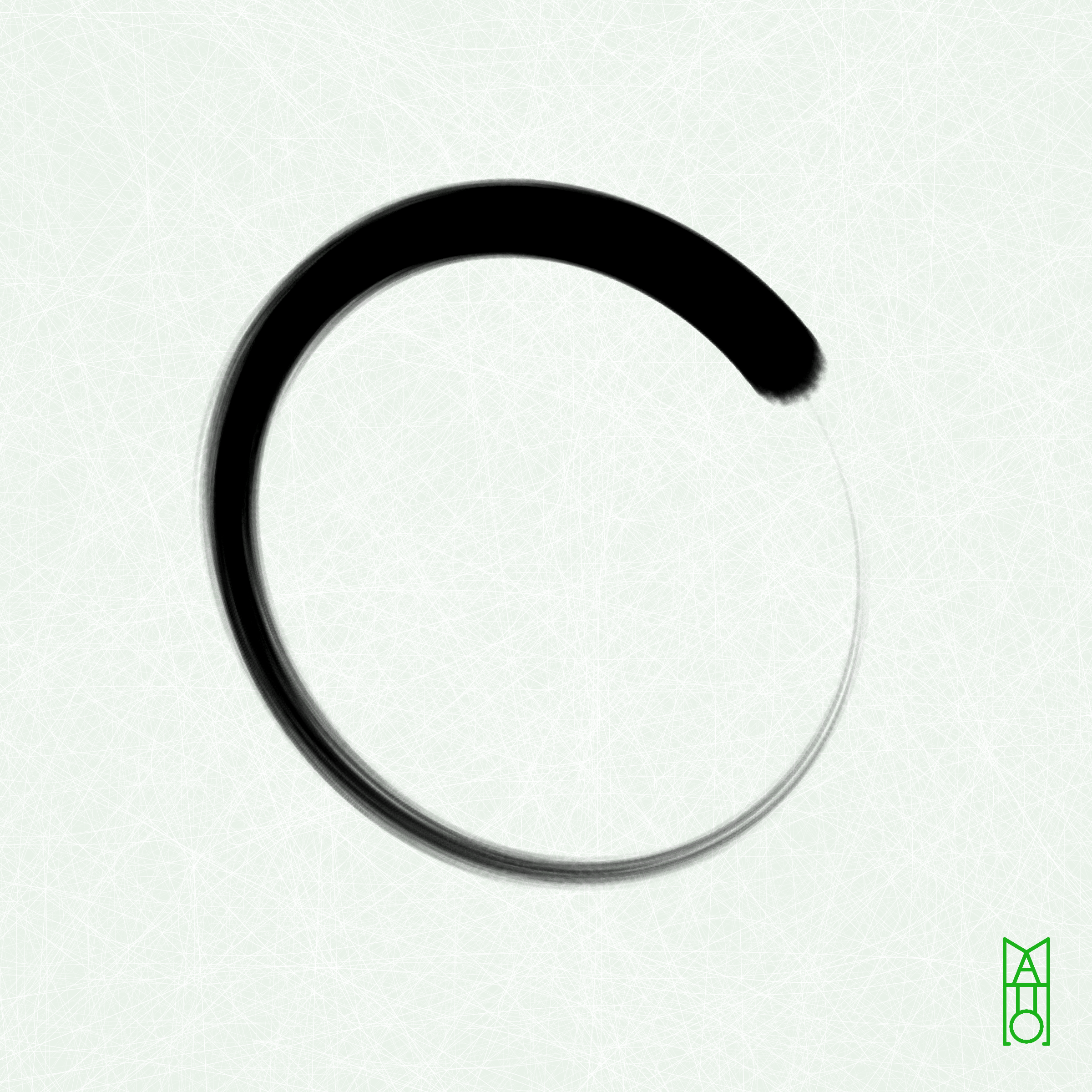 Art Blocks - Art Blocks v2 - Ensō #281 - NFT # 34000281