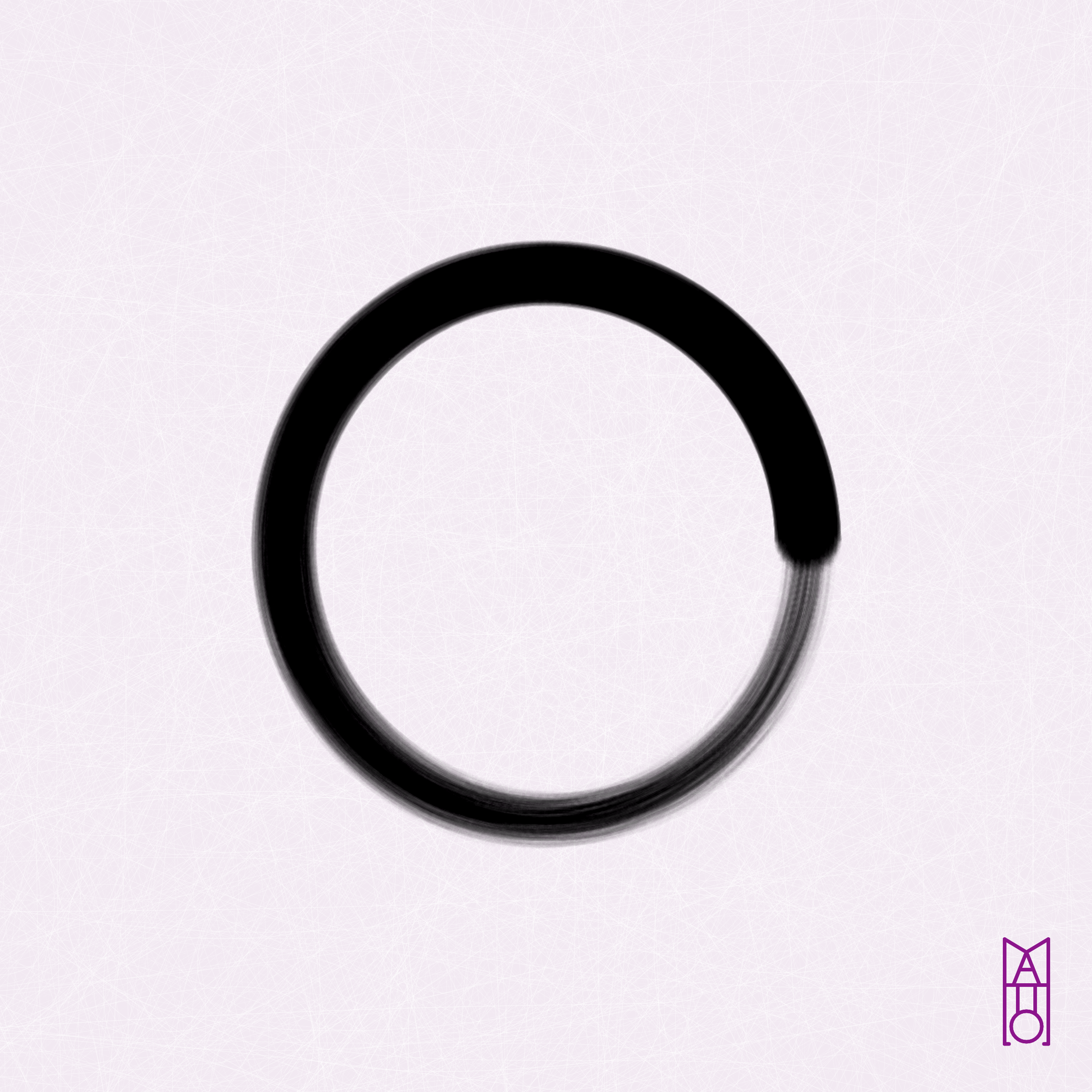 Art Blocks - Art Blocks v2 - Ensō #282 - NFT # 34000282