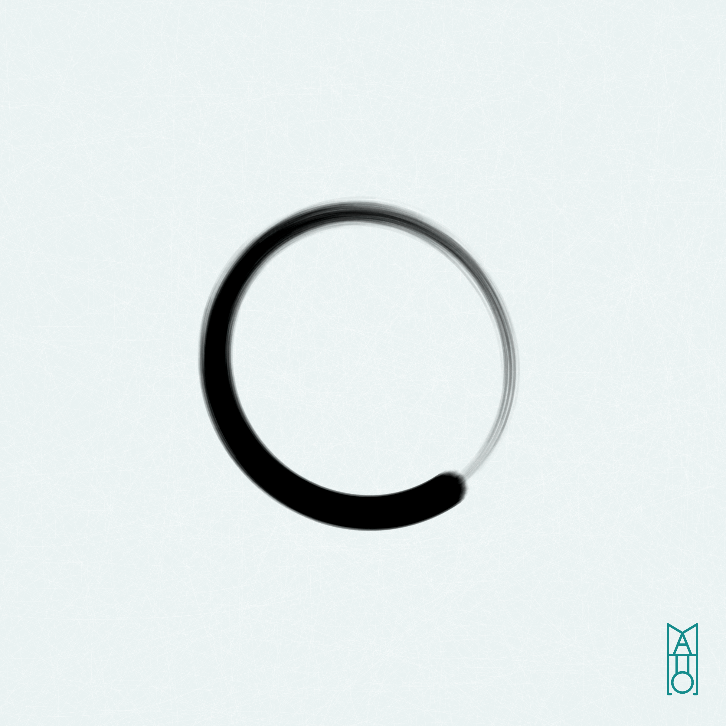 Art Blocks - Art Blocks v2 - Ensō #283 - NFT # 34000283