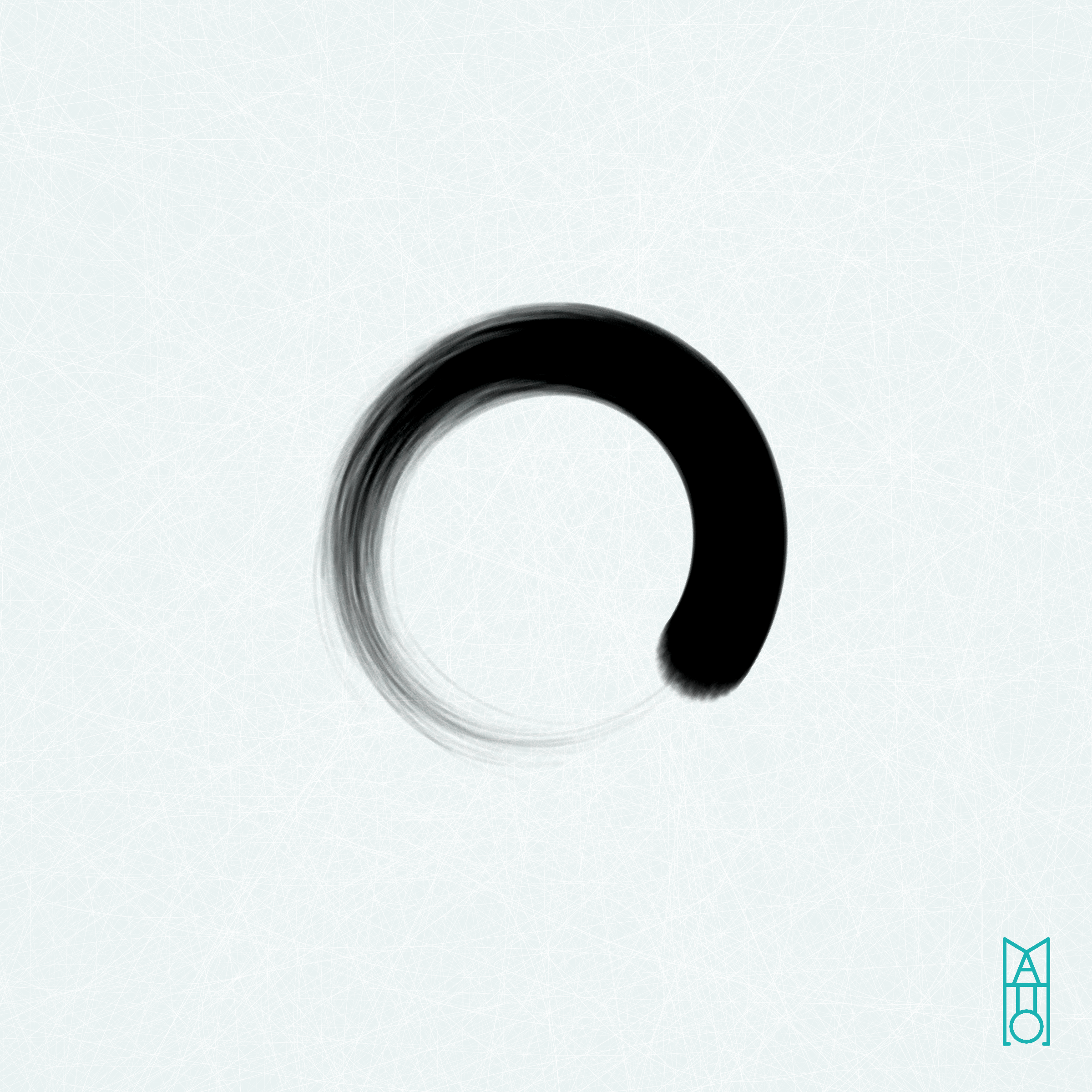 Art Blocks - Art Blocks v2 - Ensō #284 - NFT # 34000284