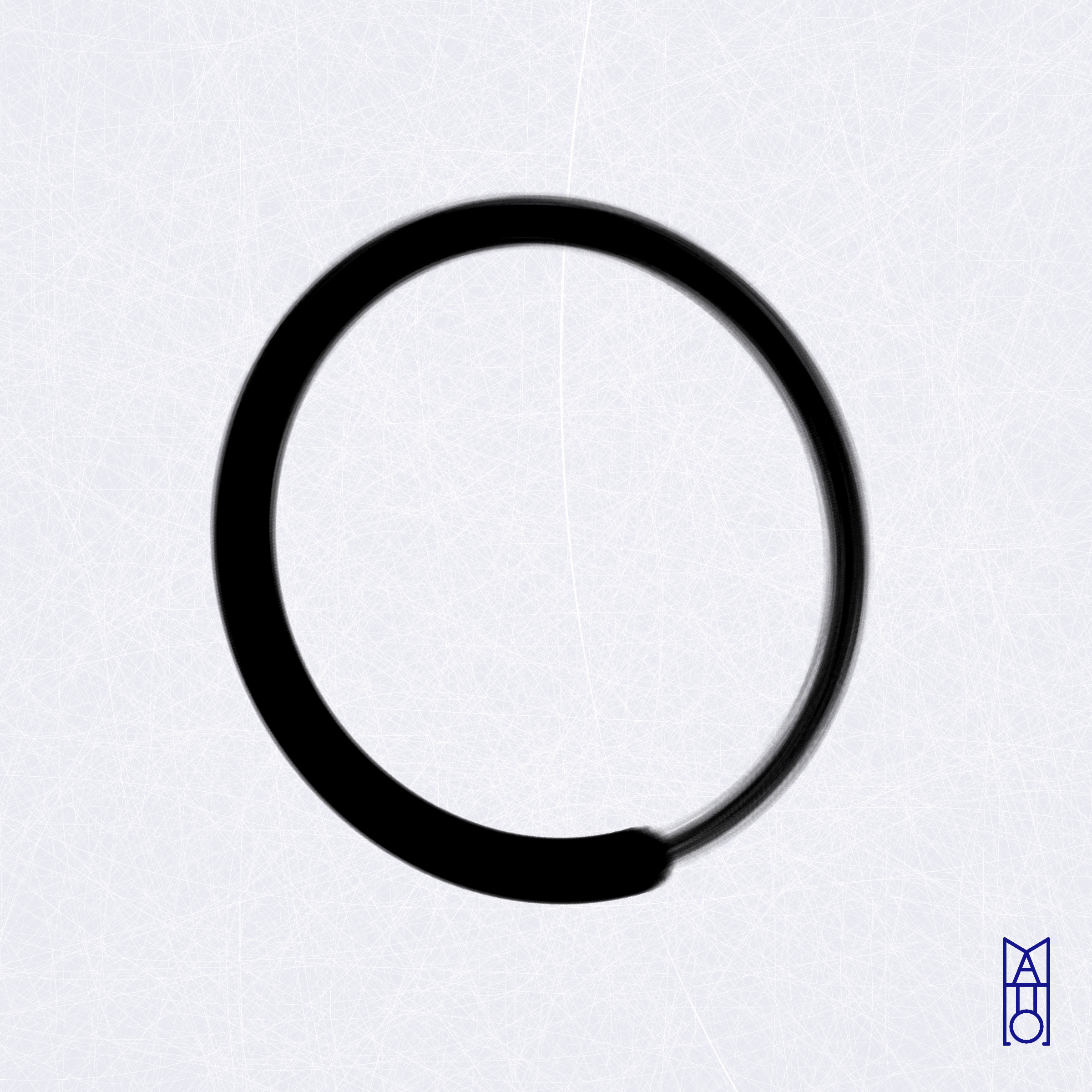 Art Blocks - Art Blocks v2 - Ensō #285 - NFT # 34000285