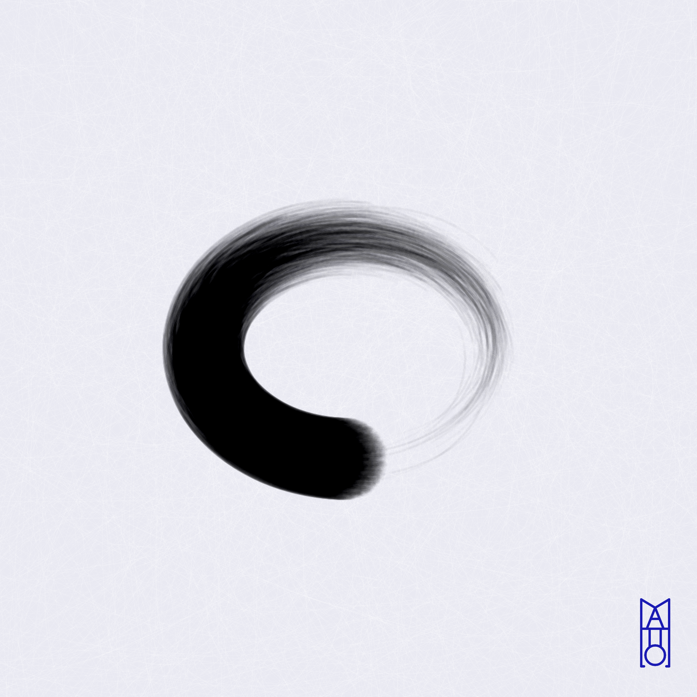 Art Blocks - Art Blocks v2 - Ensō #287 - NFT # 34000287