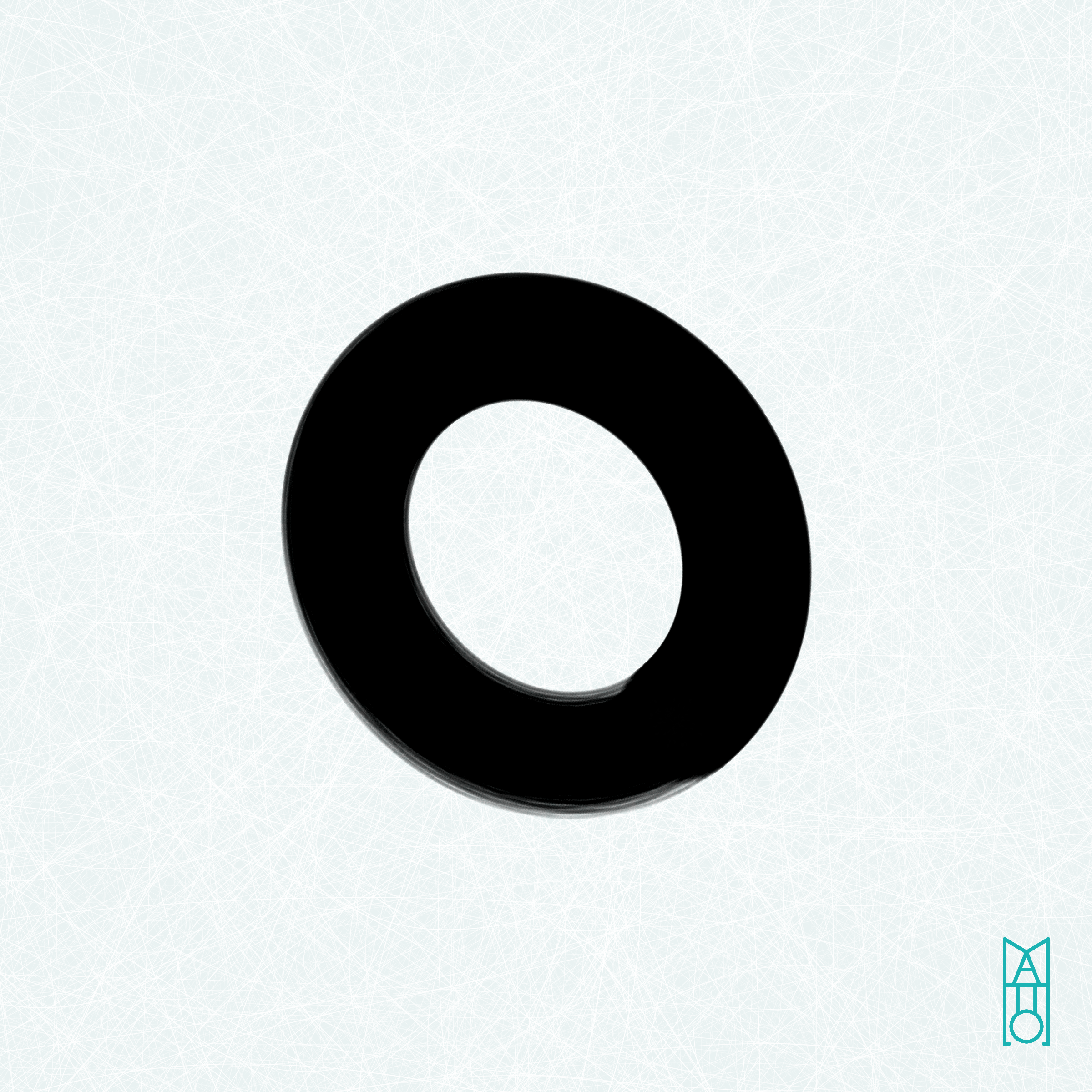 Art Blocks - Art Blocks v2 - Ensō #292 - NFT # 34000292