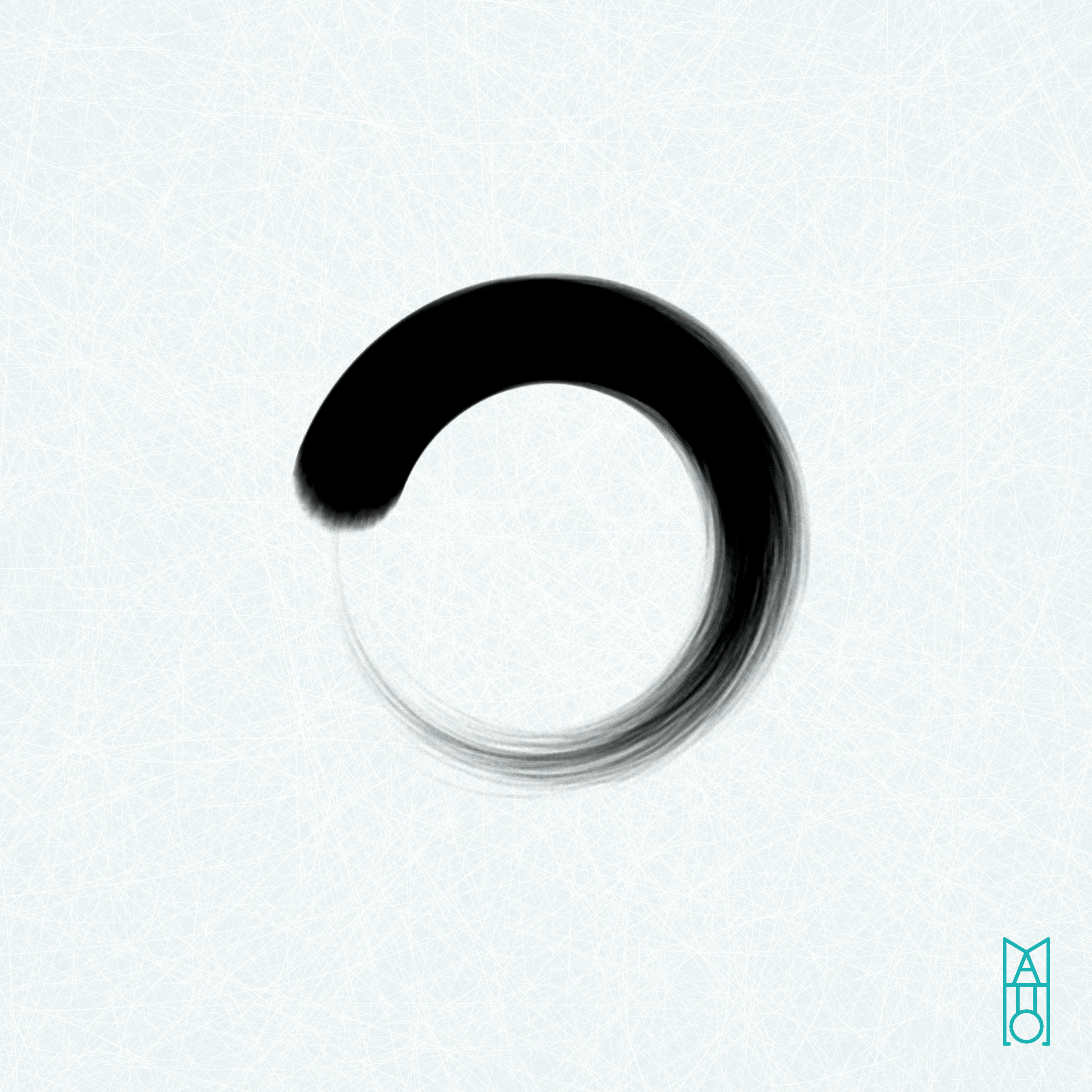 Art Blocks - Art Blocks v2 - Ensō #297 - NFT # 34000297