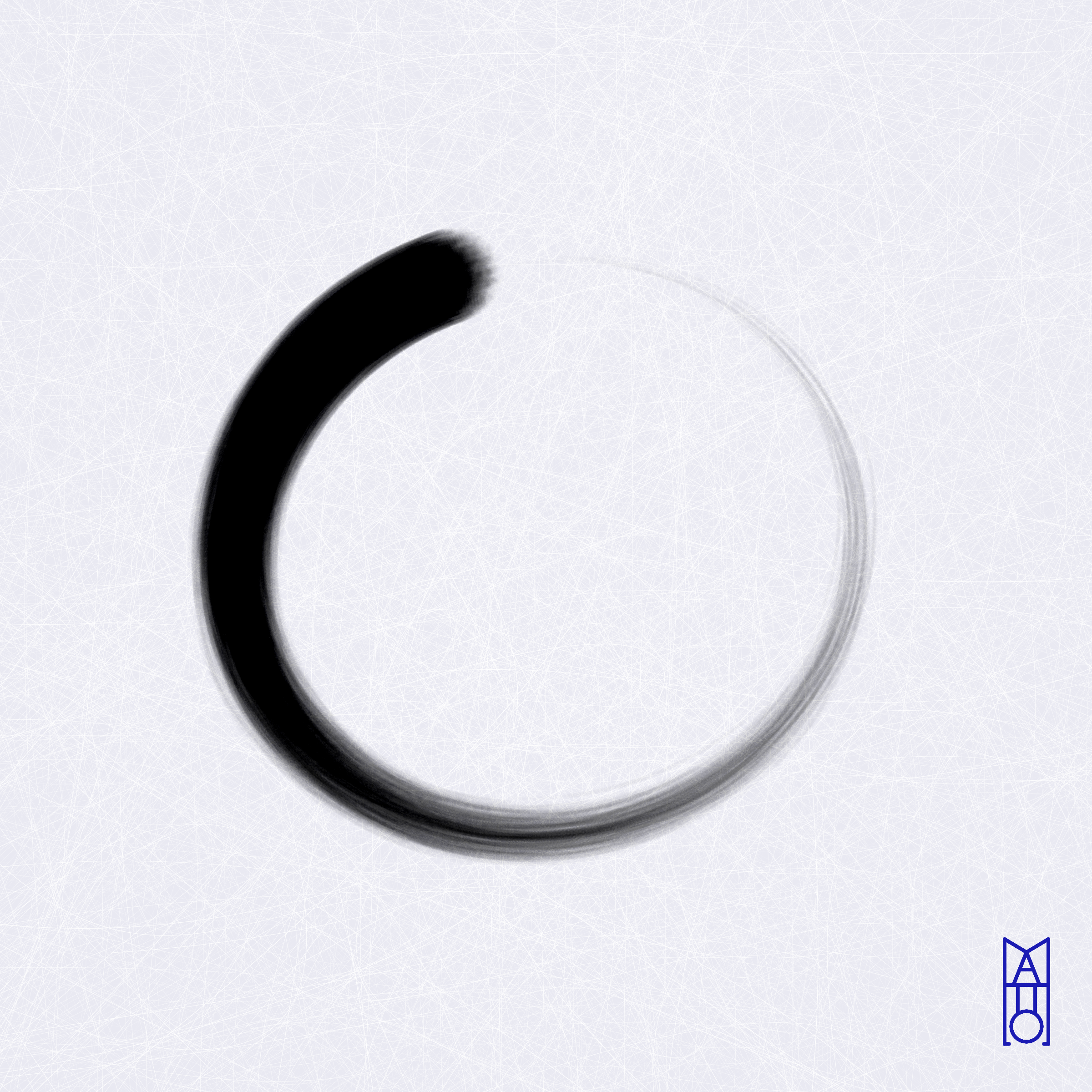 Art Blocks - Art Blocks v2 - Ensō #304 - NFT # 34000304