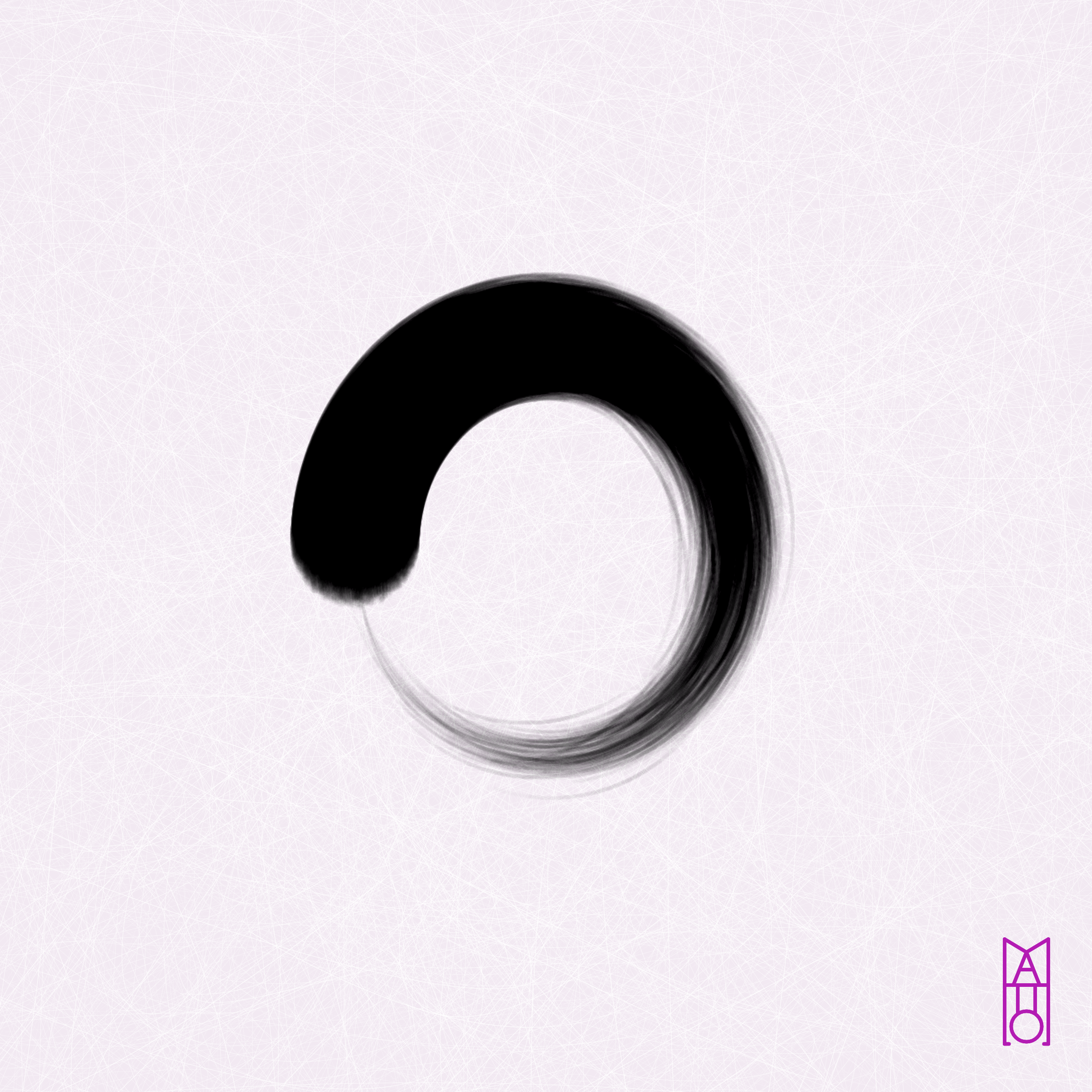 Art Blocks - Art Blocks v2 - Ensō #313 - NFT # 34000313