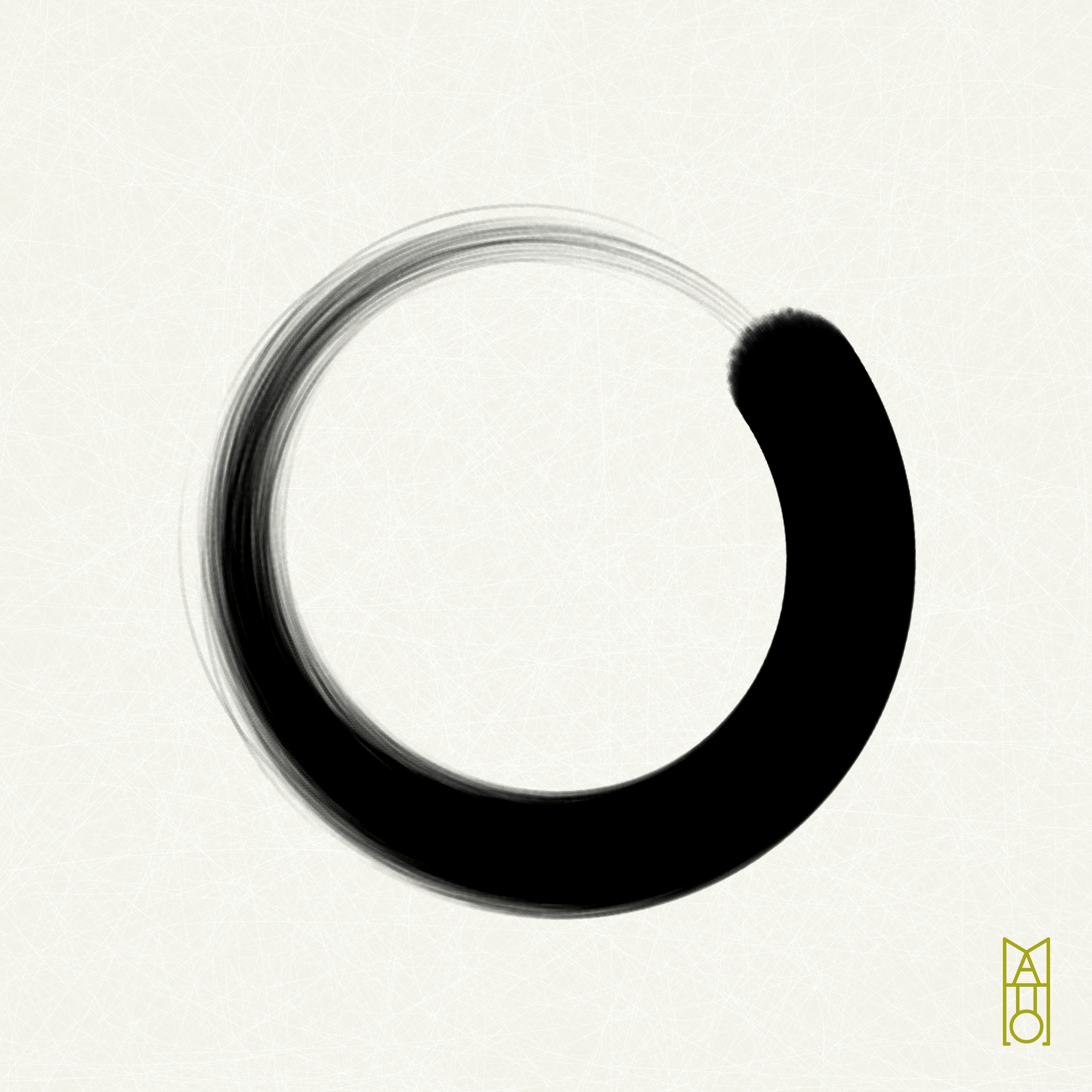 Art Blocks - Art Blocks v2 - Ensō #314 - NFT # 34000314