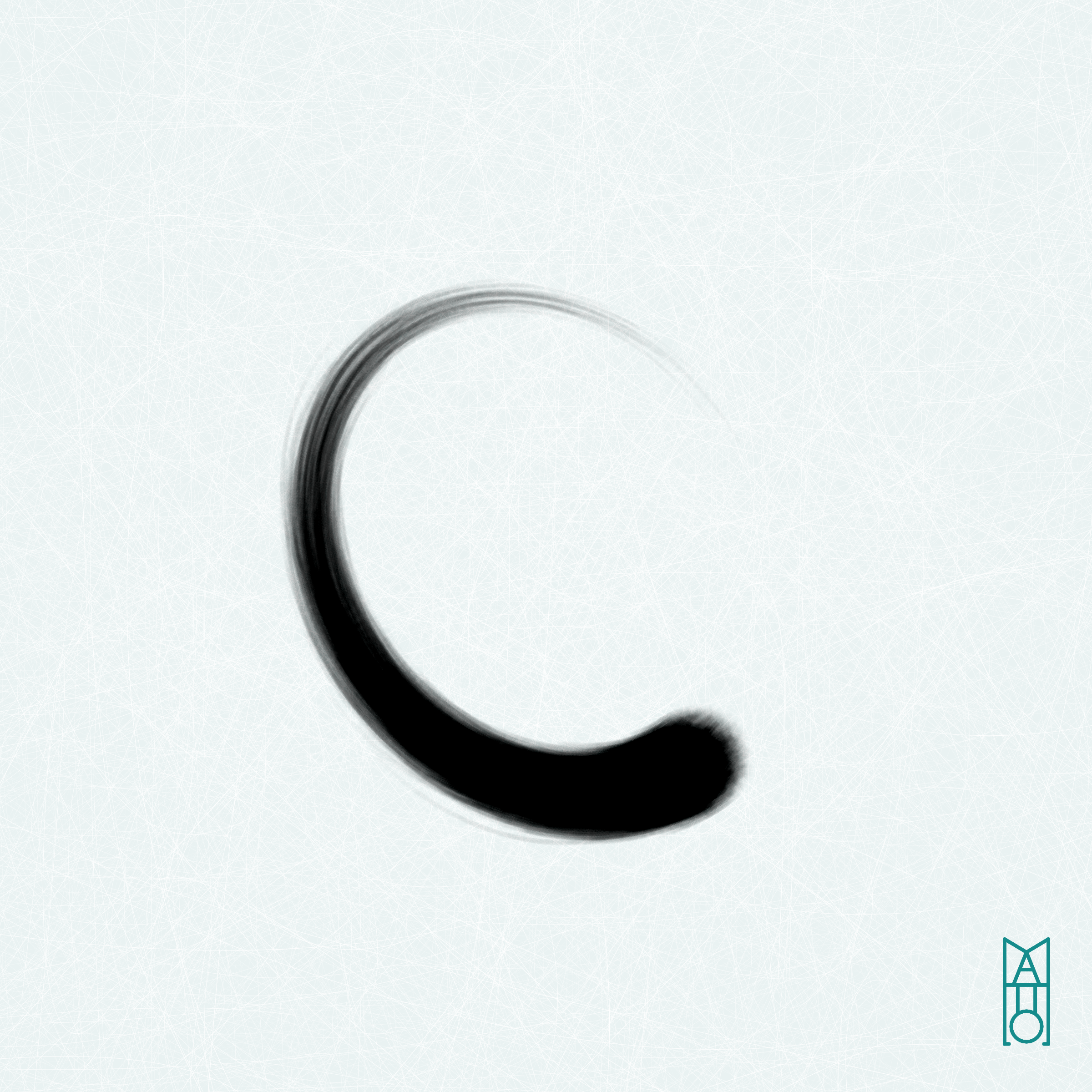 Art Blocks - Art Blocks v2 - Ensō #315 - NFT # 34000315