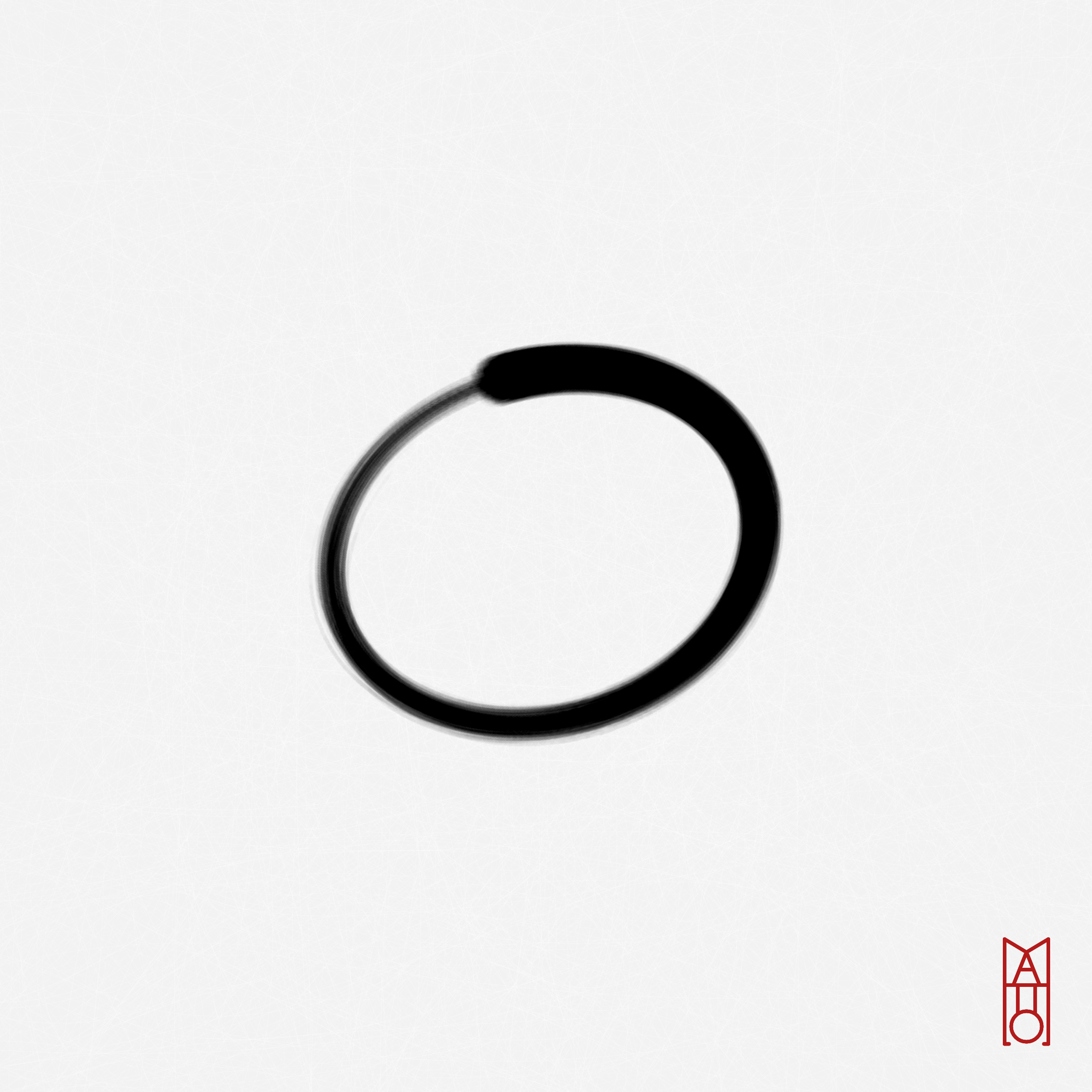 Art Blocks - Art Blocks v2 - Ensō #316 - NFT # 34000316