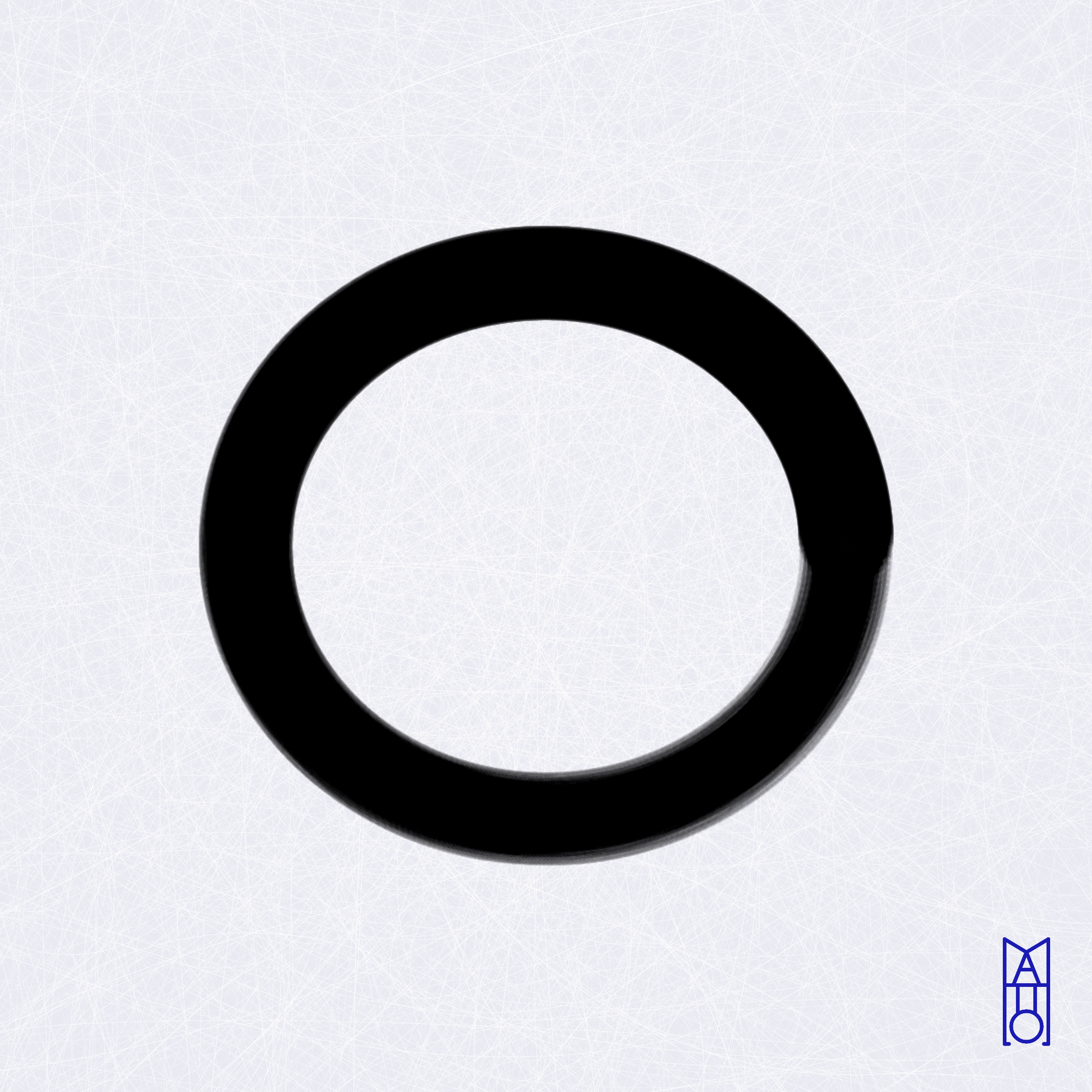 Art Blocks - Art Blocks v2 - Ensō #318 - NFT # 34000318