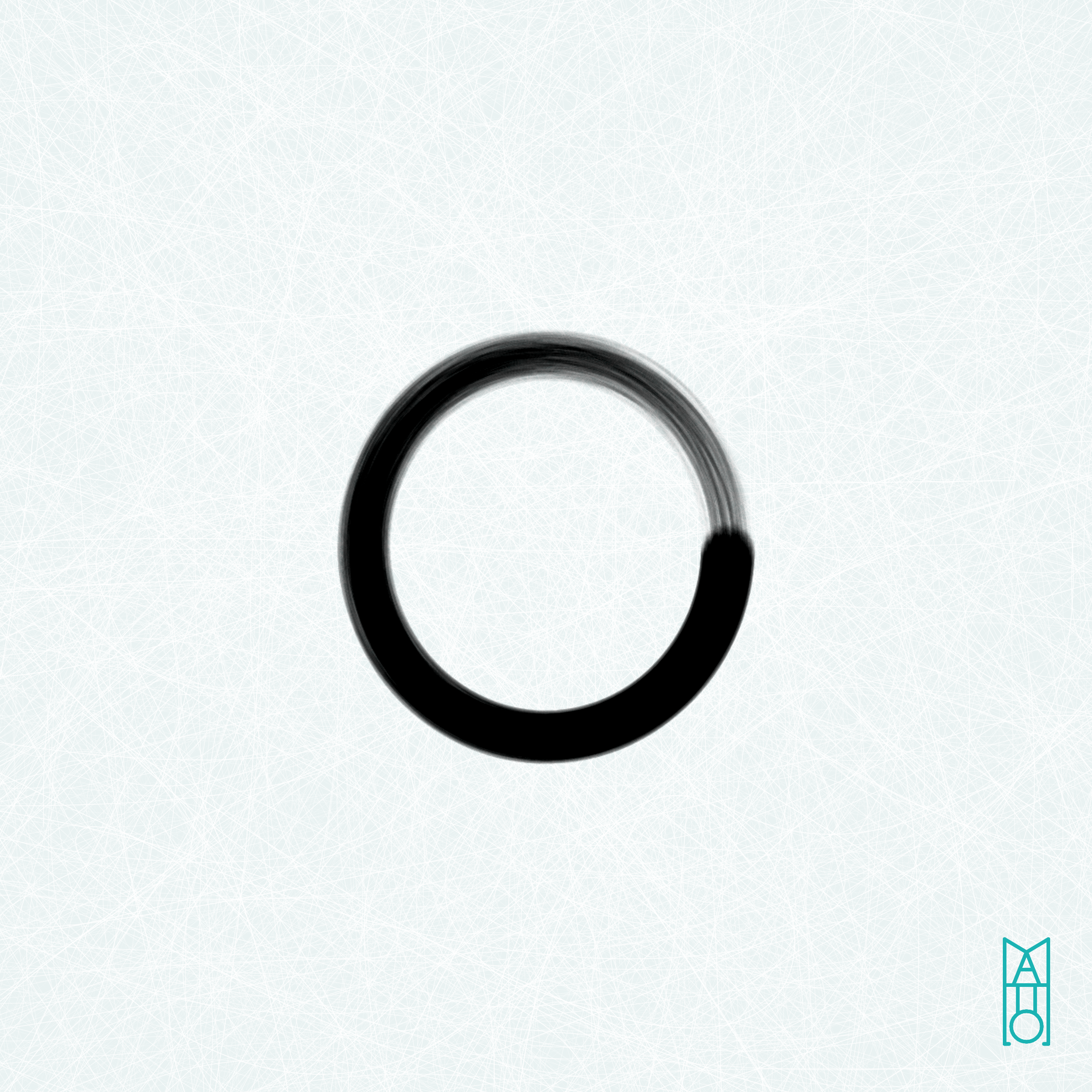 Art Blocks - Art Blocks v2 - Ensō #319 - NFT # 34000319