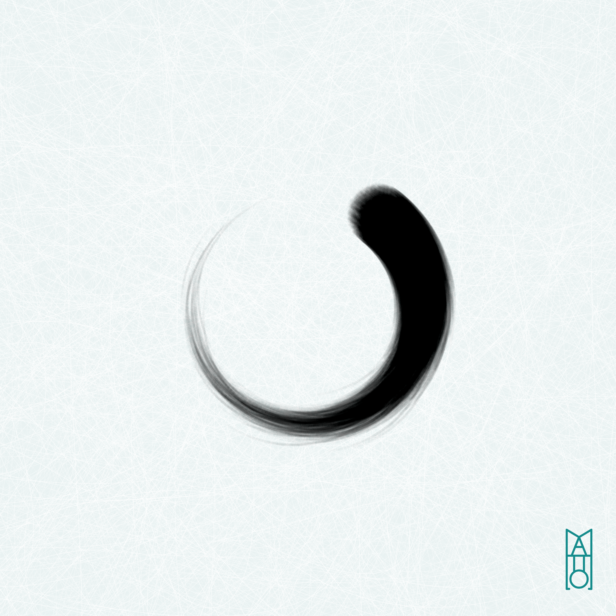 Art Blocks - Art Blocks v2 - Ensō #322 - NFT # 34000322