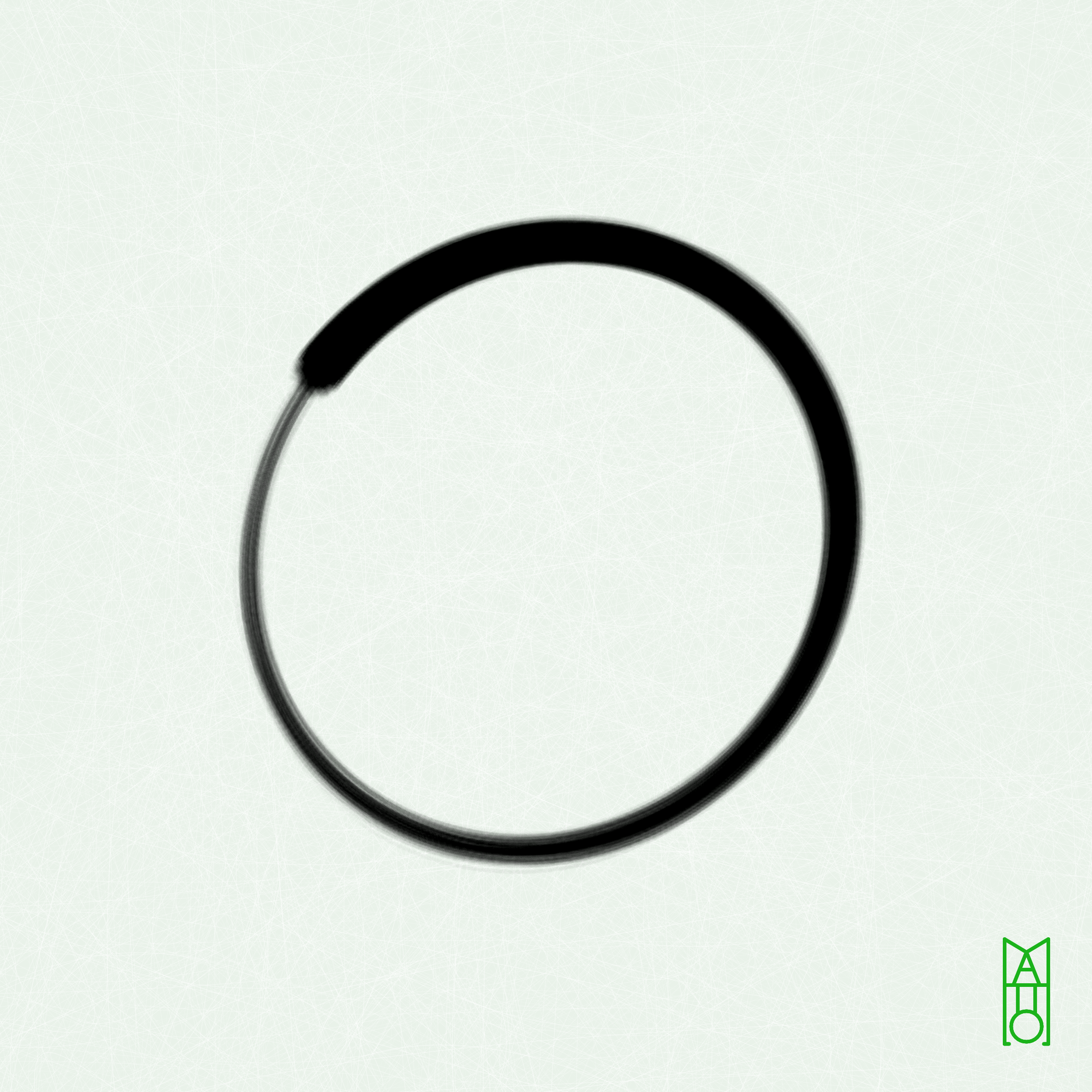 Art Blocks - Art Blocks v2 - Ensō #324 - NFT # 34000324