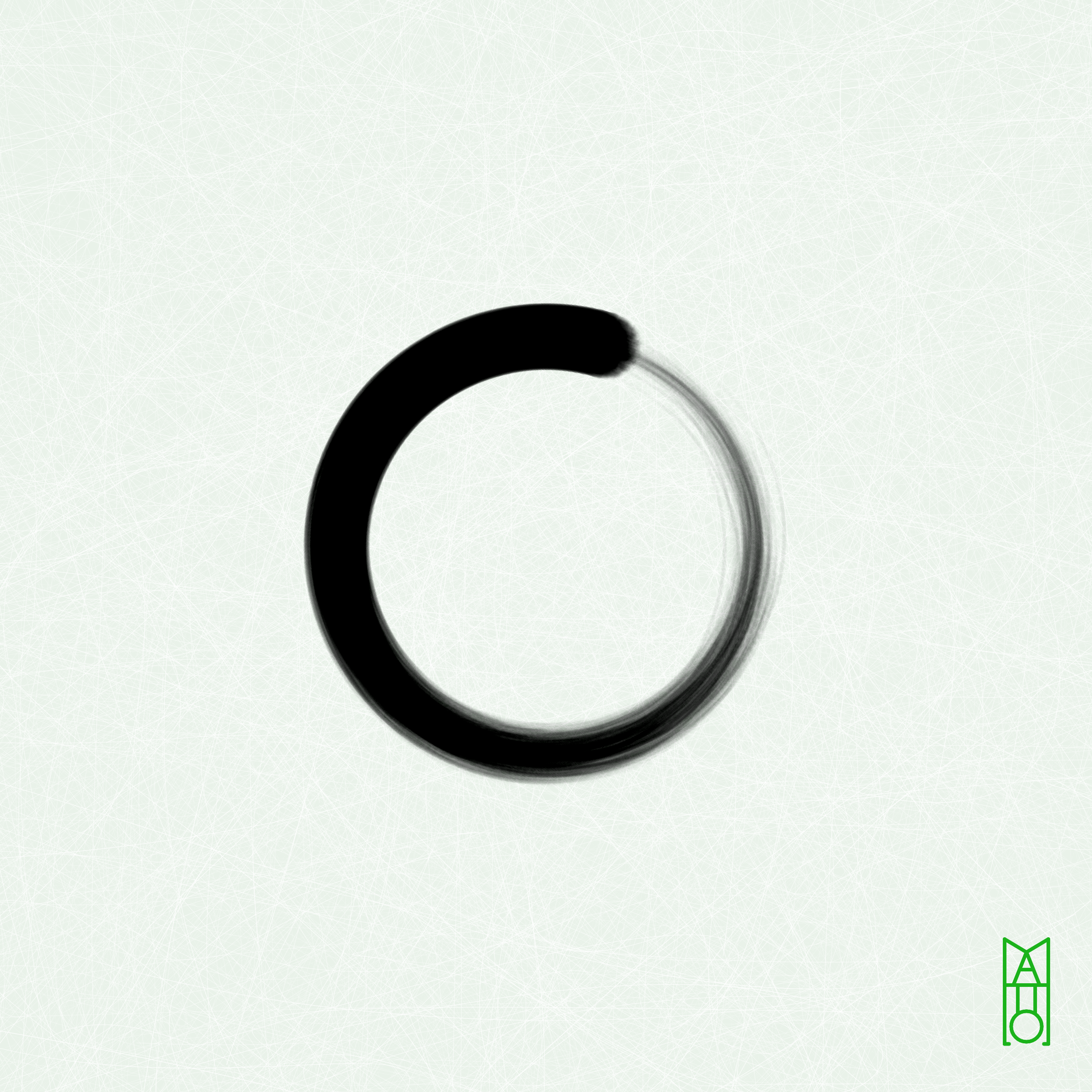 Art Blocks - Art Blocks v2 - Ensō #327 - NFT # 34000327