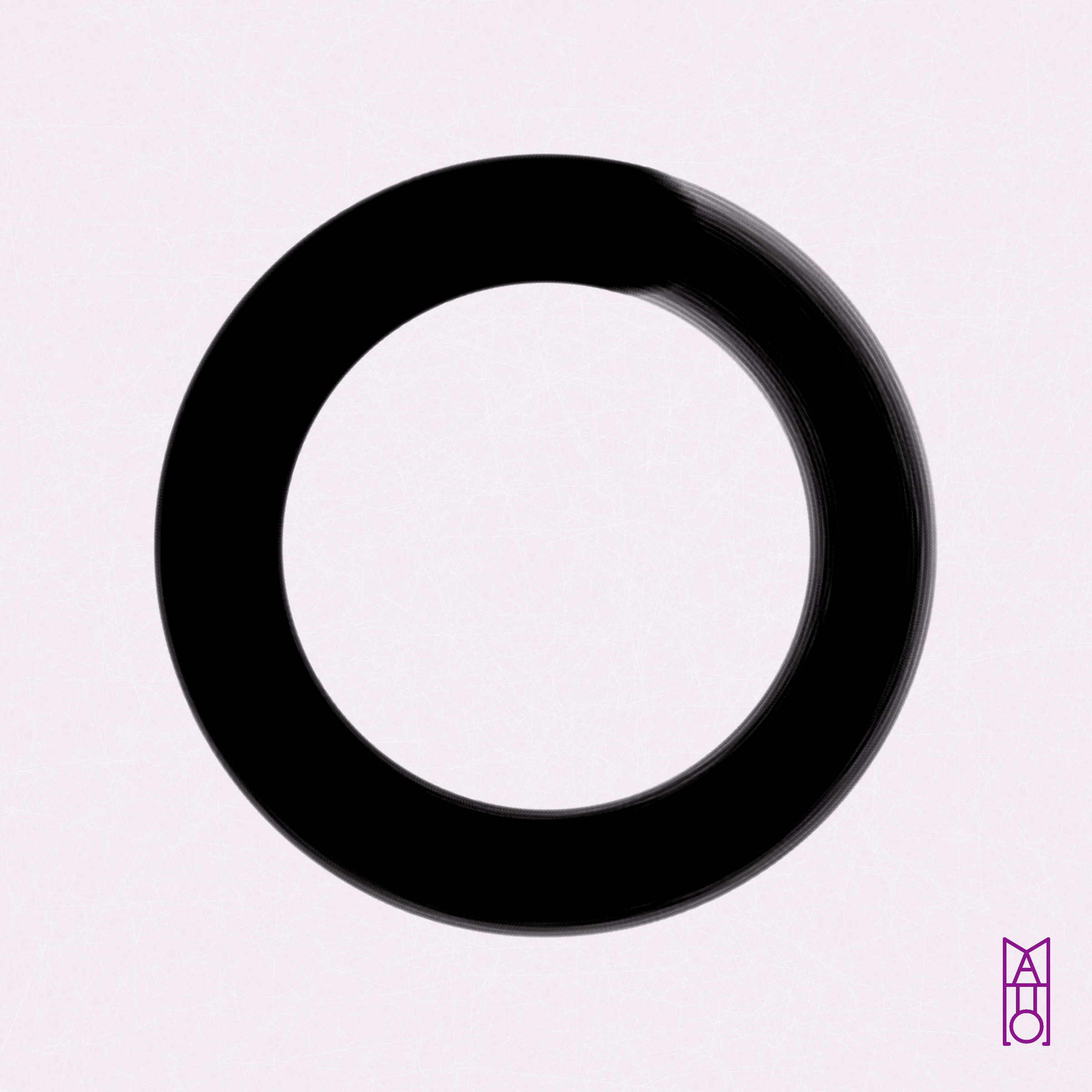 Art Blocks - Art Blocks v2 - Ensō #332 - NFT # 34000332